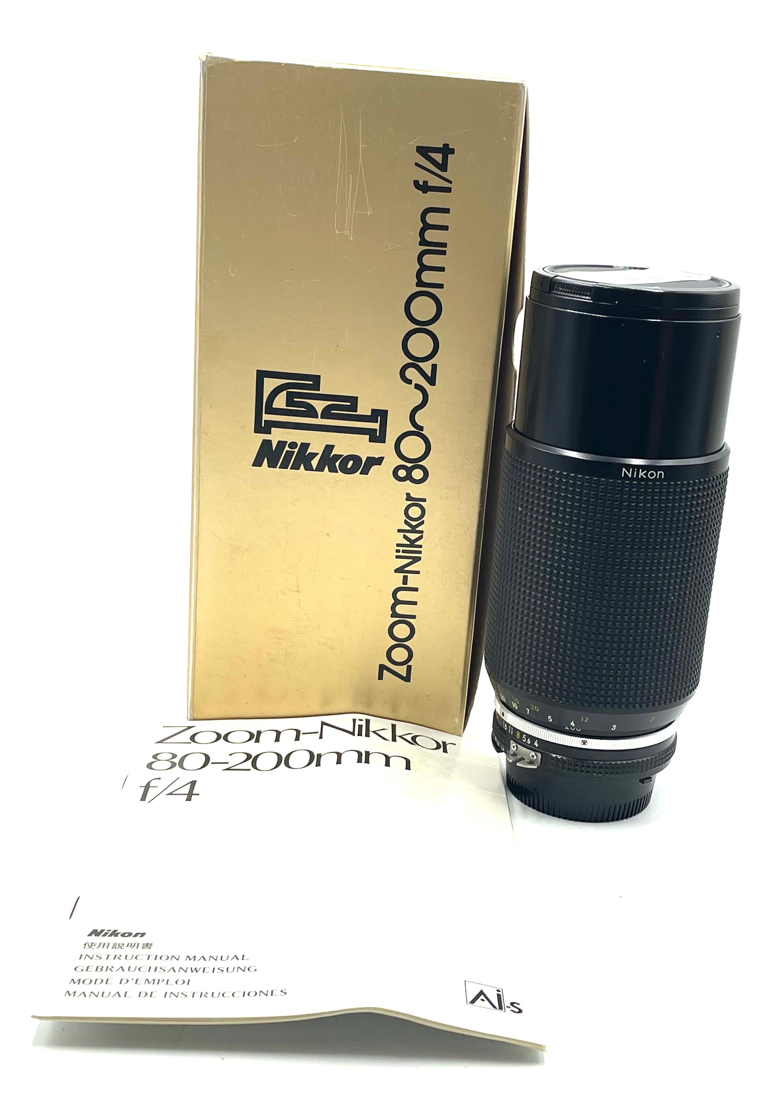 Used Nikon 80-200mm F4 AI-S Lens