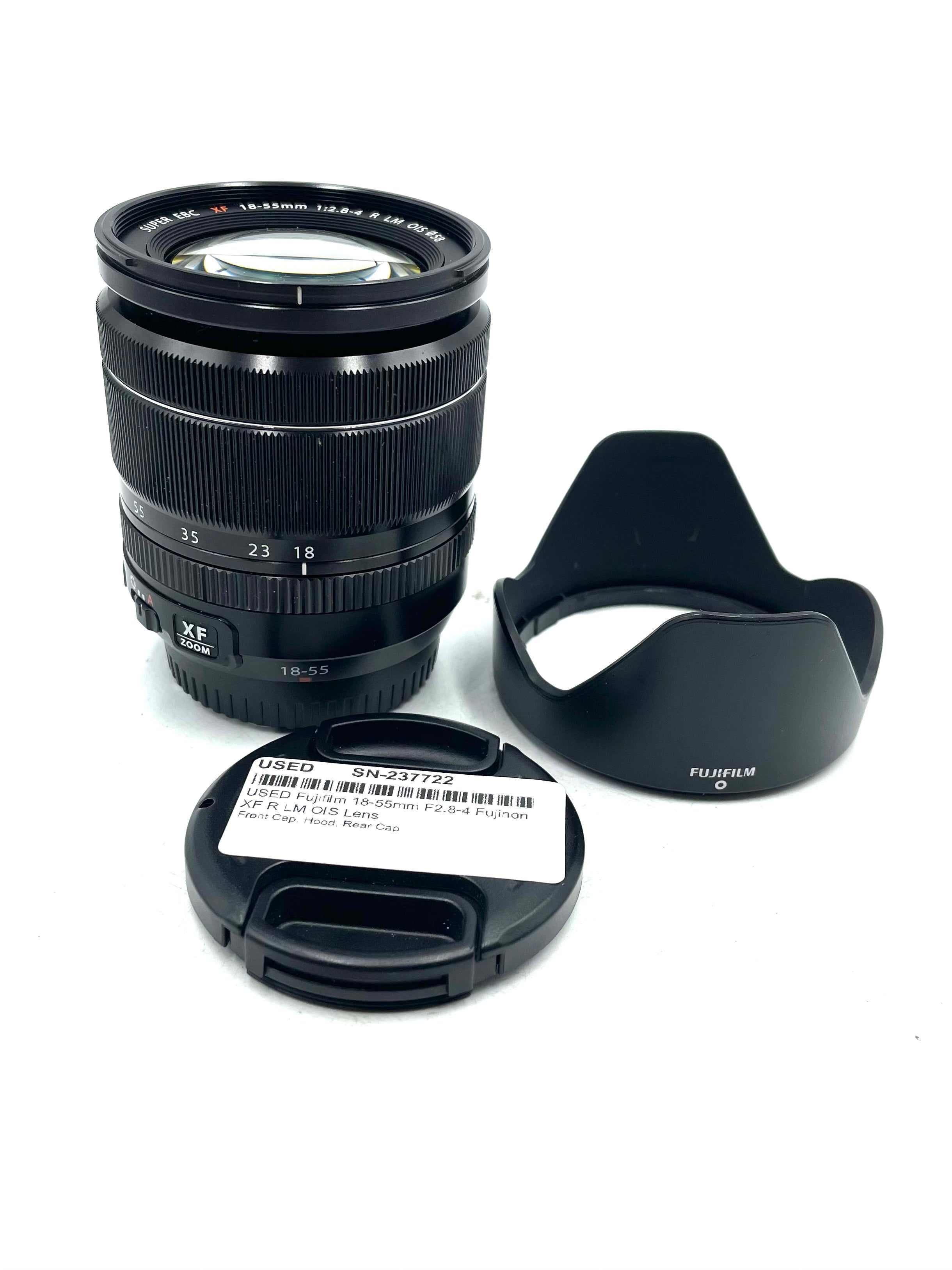 USED Fujifilm 18-55mm F2.8-4 Fujinon XF R LM OIS Lens