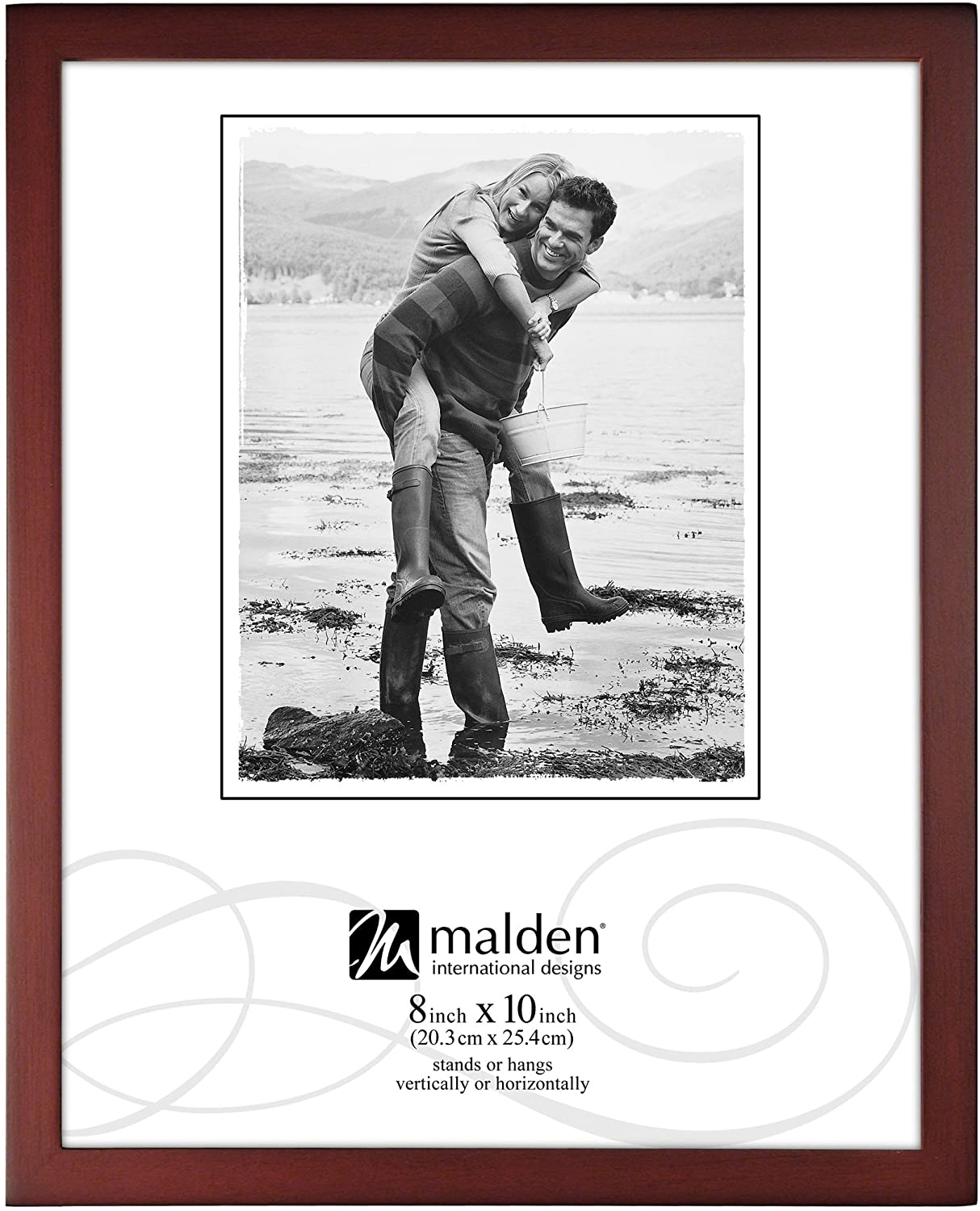 Malden 6418-80 8x10 Concepts Walnut Frame