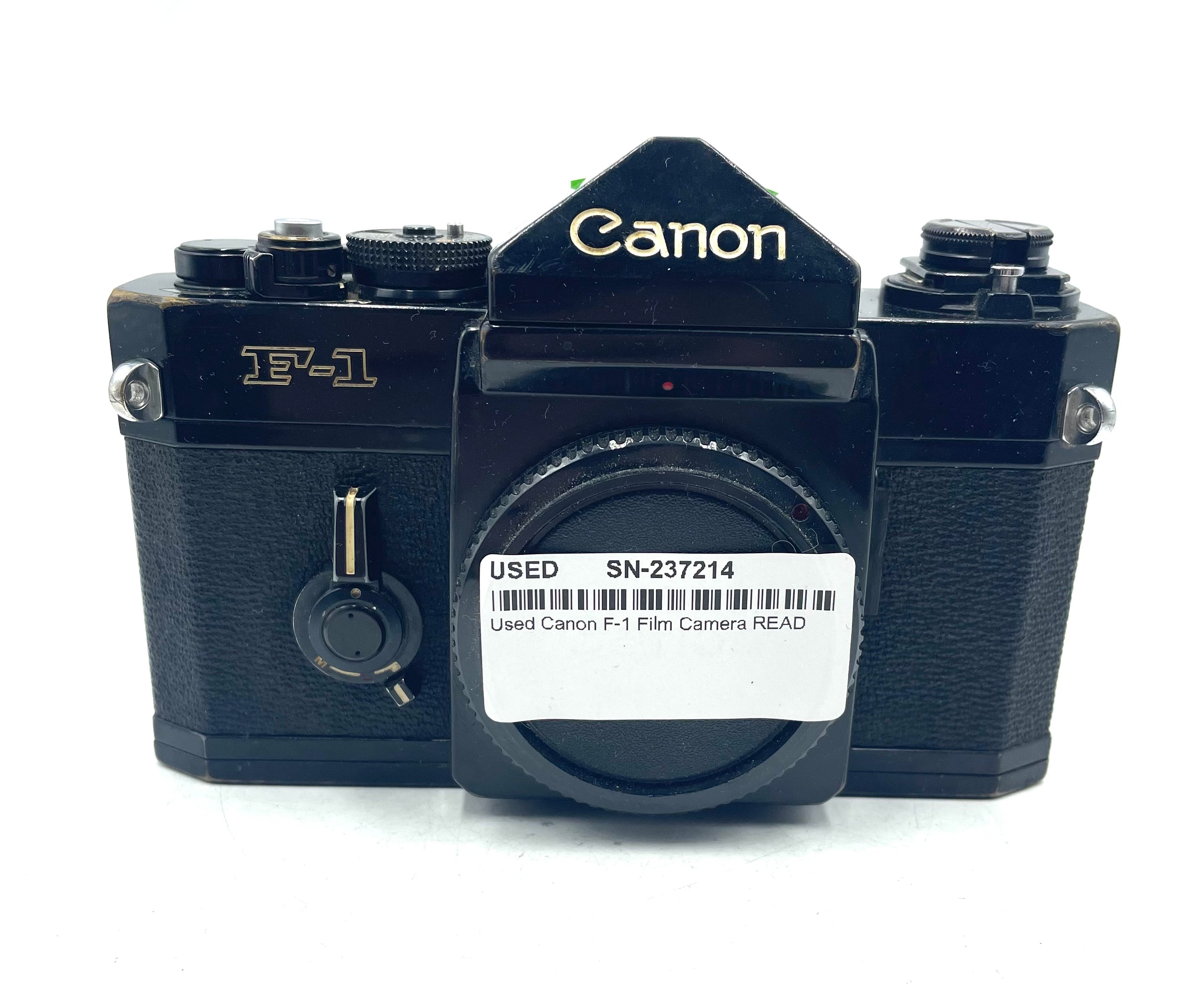 Used Canon F-1 Film Camera READ