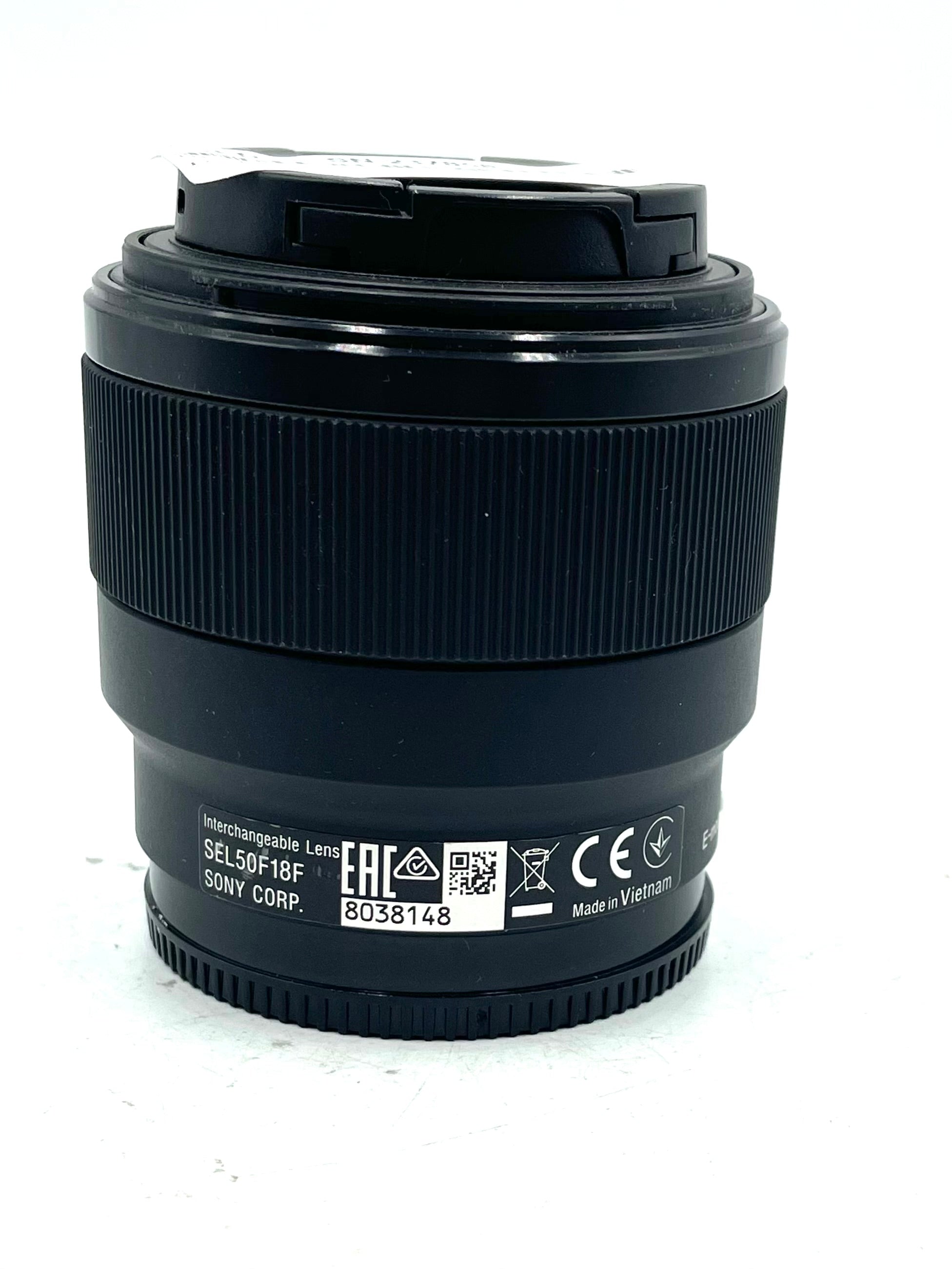 Used Sony 50mm f1.8 FE Lens