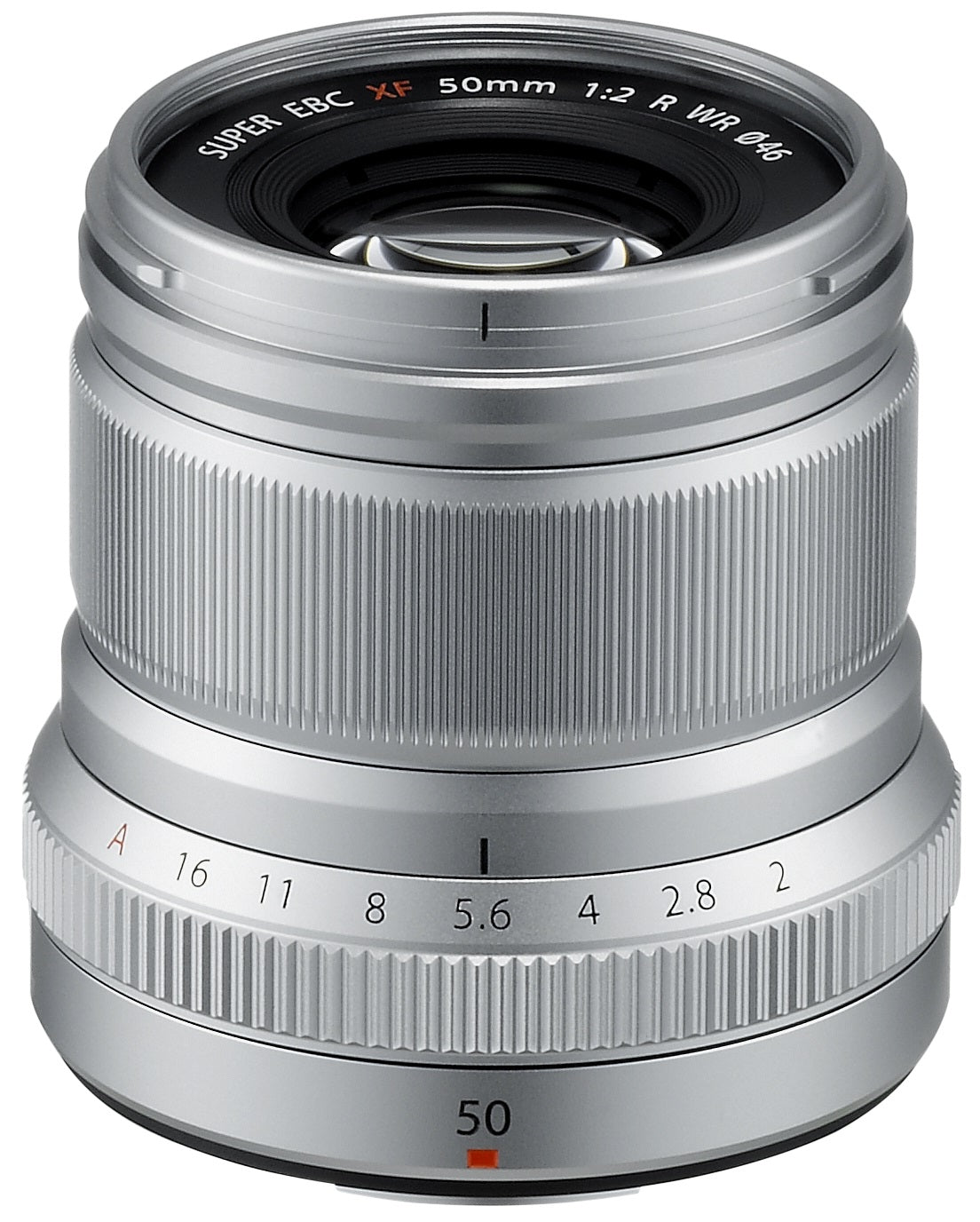 FUJIFILM XF 50mm f/2 R WR Lens (Silver)