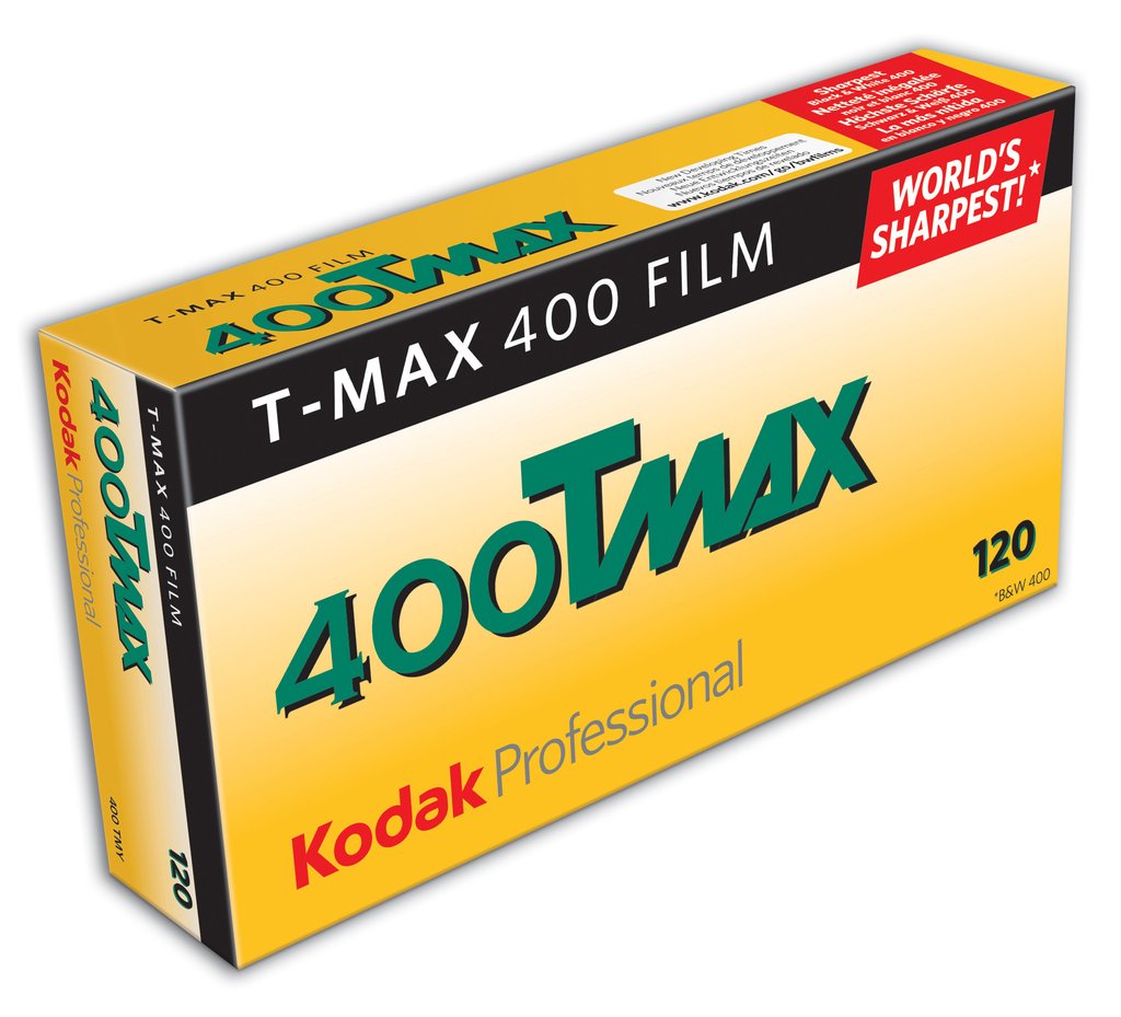 Kodak Professional T-Max 400 Black and White Negative Film (120 Roll Film, 5-Pack)