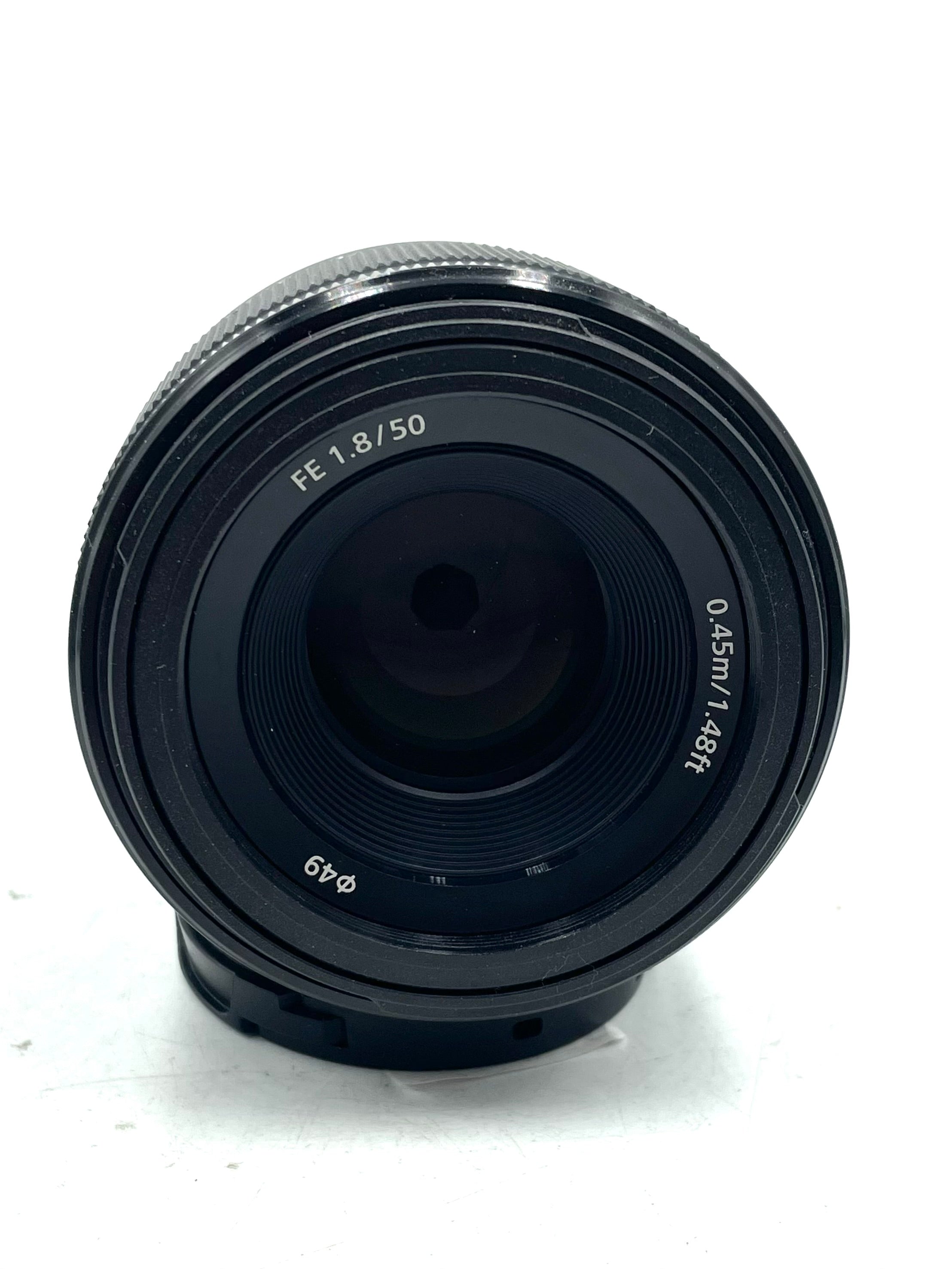 Used Sony 50mm f1.8 FE Lens