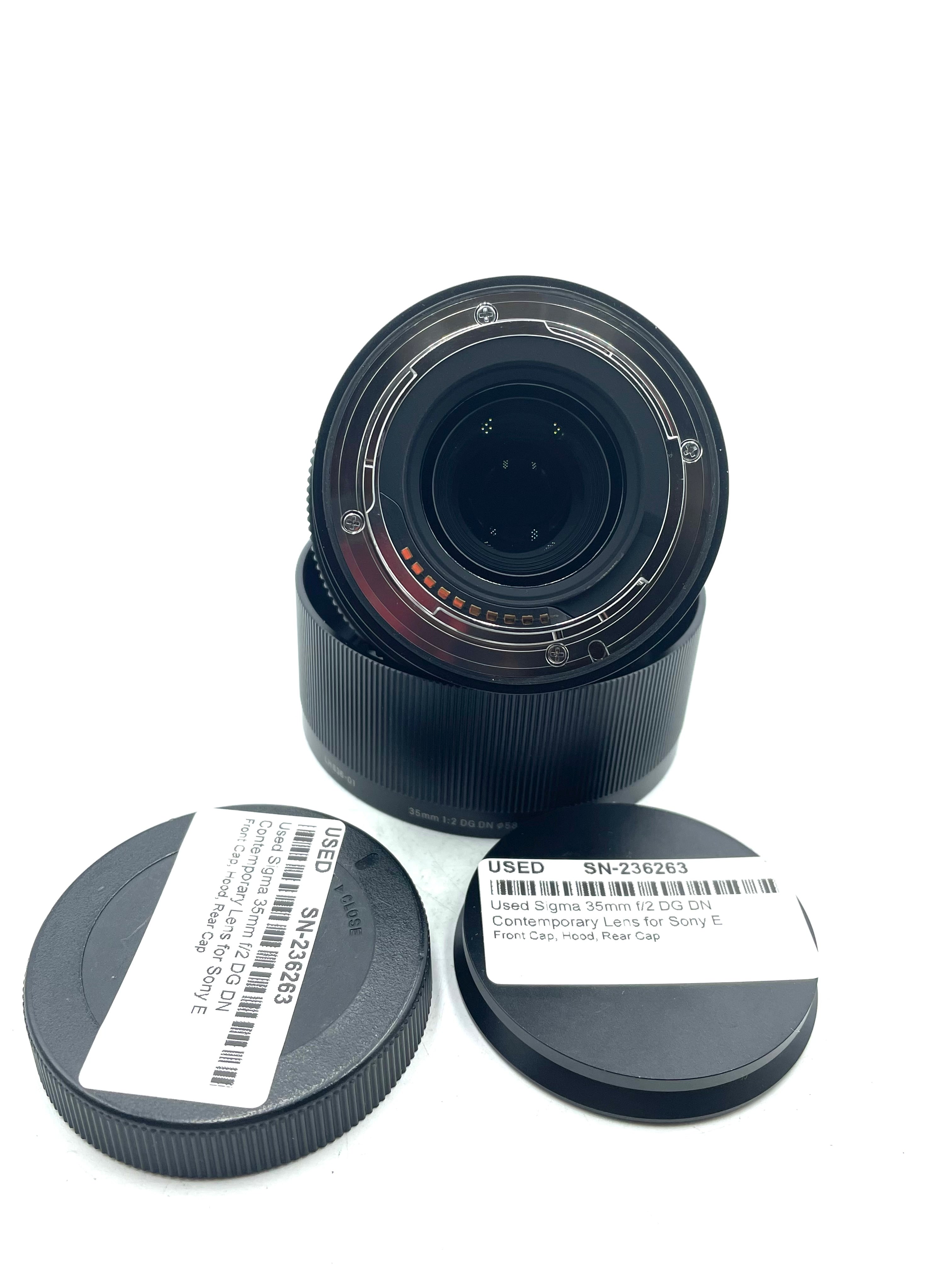 Used Sigma 35mm f/2 DG DN Contemporary Lens for Sony E