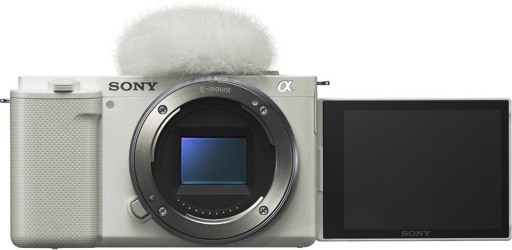 Sony Alpha ZV-E10 Camera with 16-50mm Lens Kit (White)