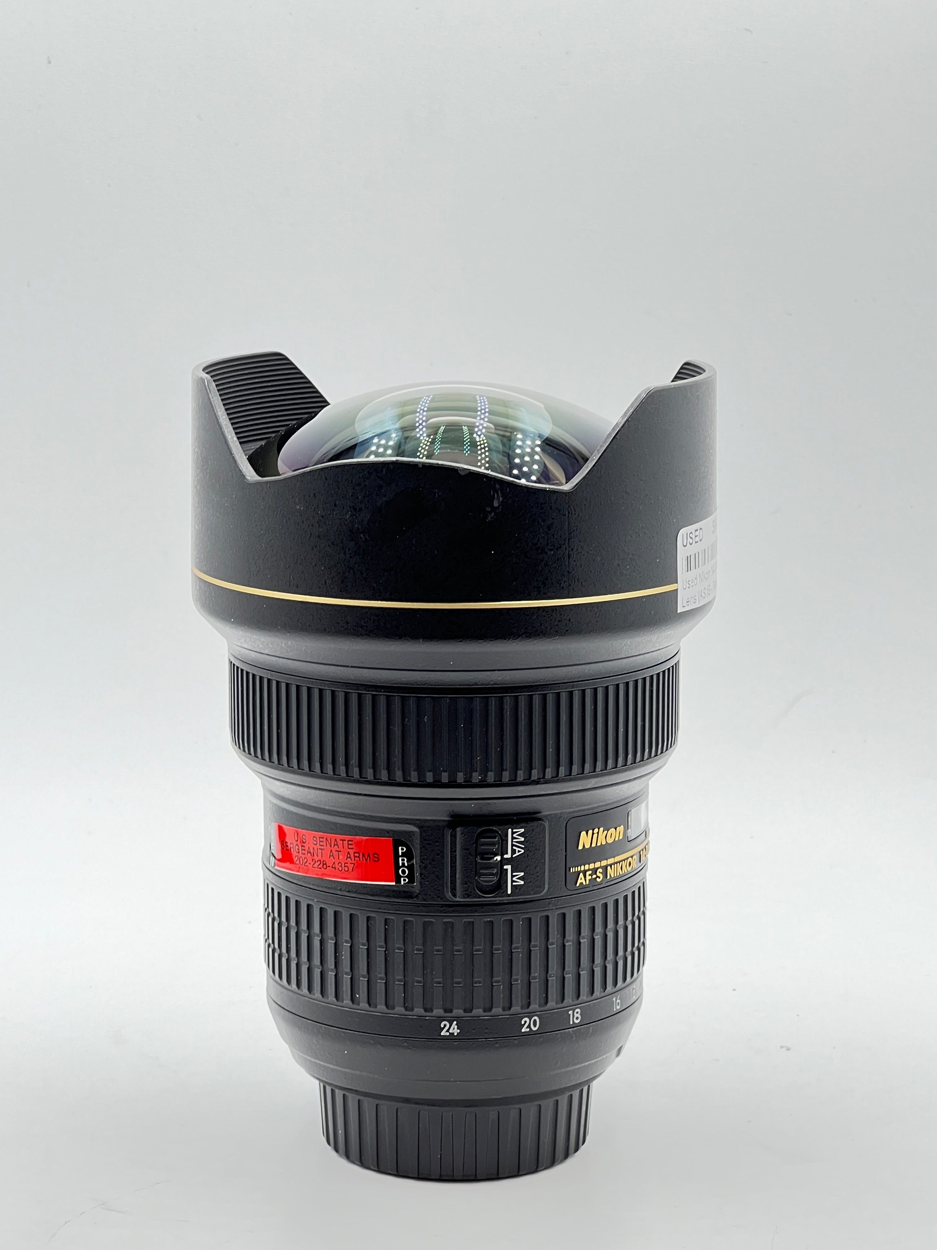 Used Nikon 14-24mm F2.8 G ED AF-S Lens (AS IS - Parts)