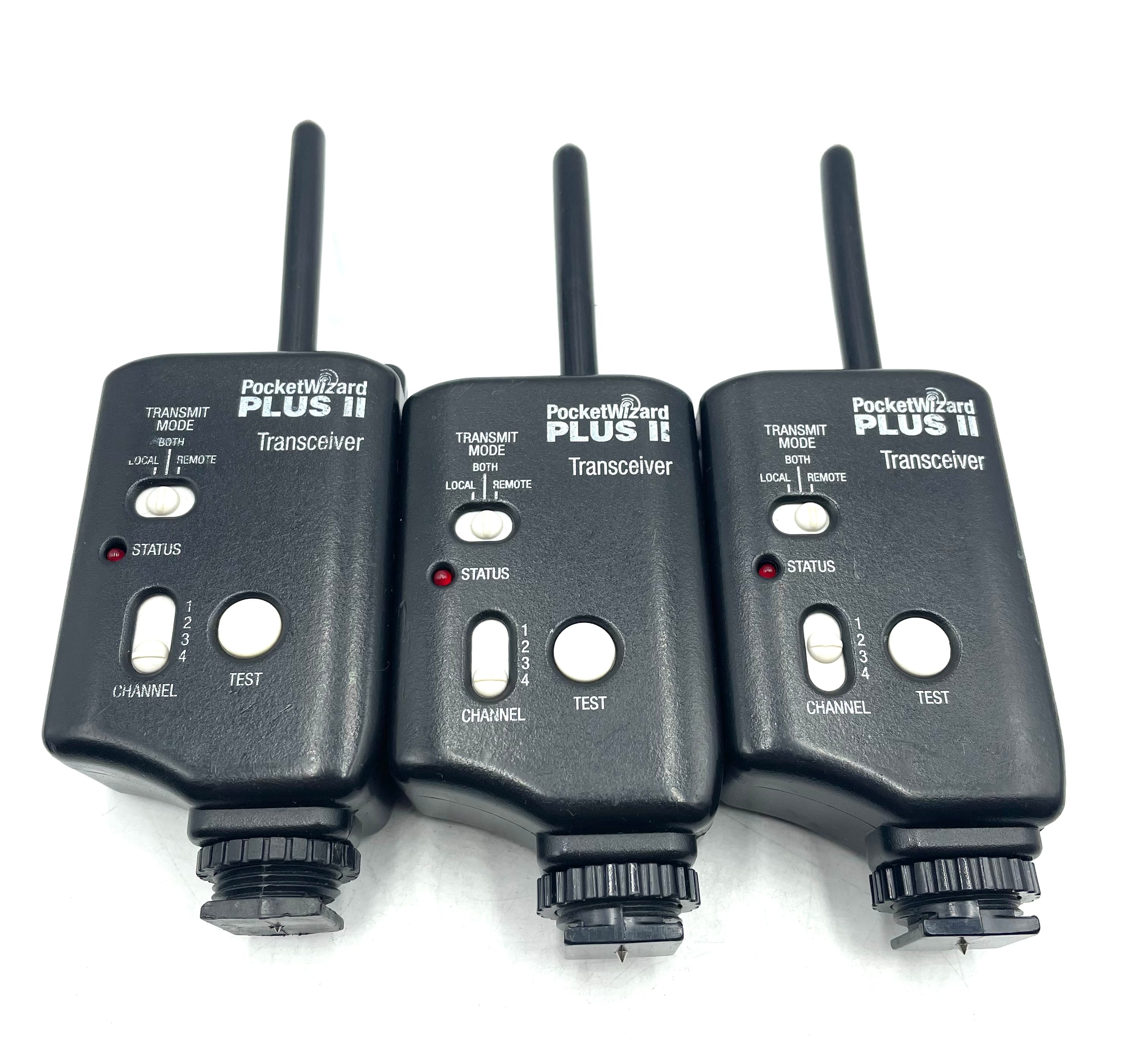 USED Pocketwizard Plus II Transceiver Bundle