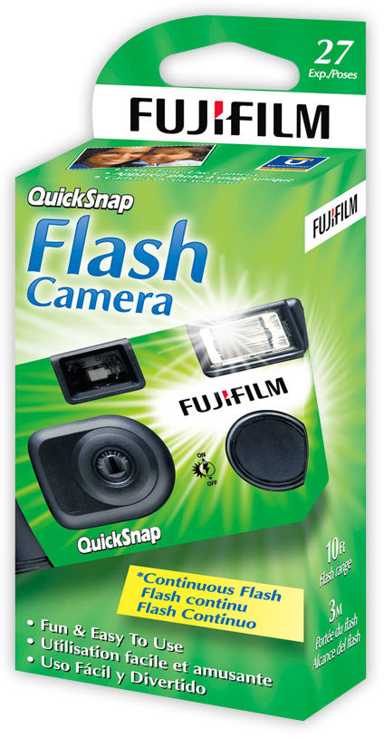 Fujifilm Quick Snap Disposable Flash Camera 400 27 Exposure