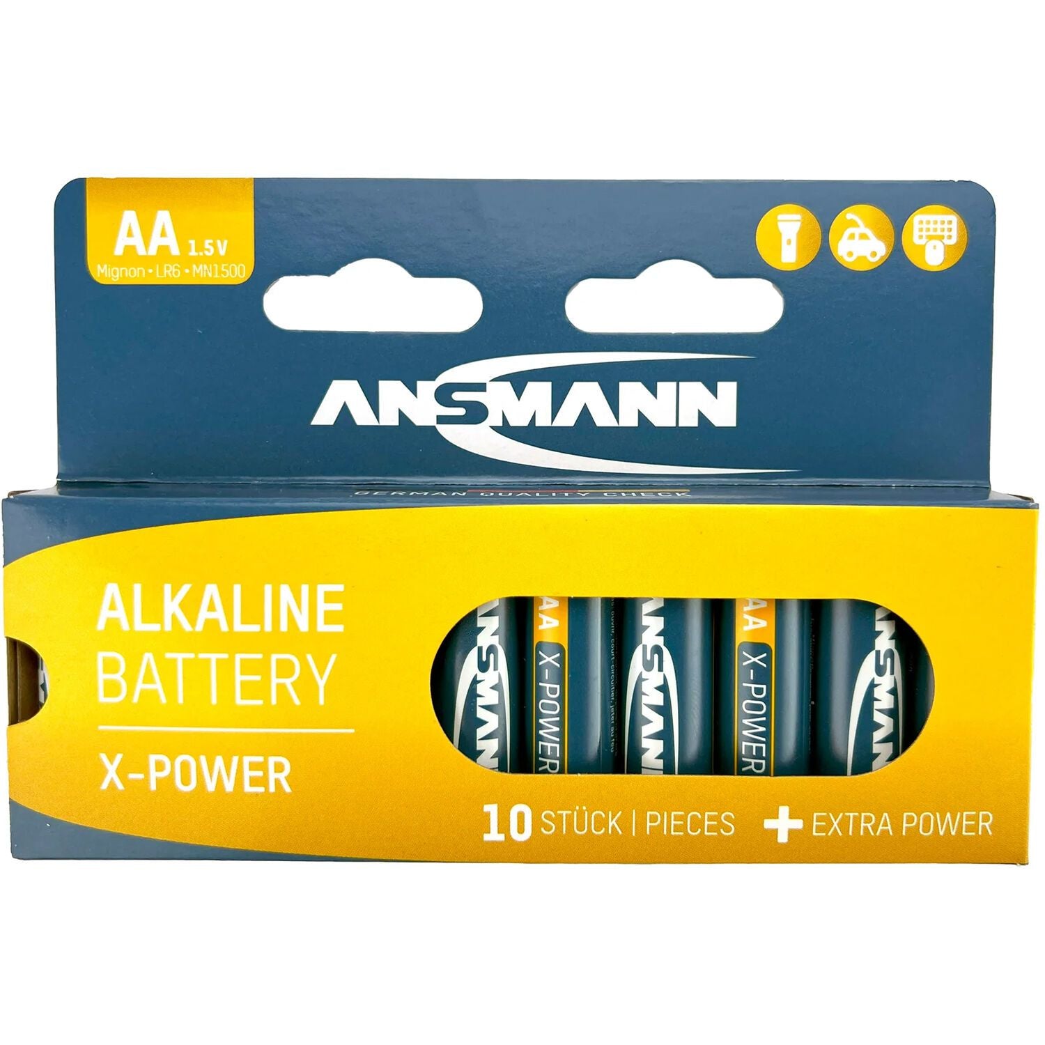 Ansmann X-Power AA Alkaline Battery (10-Pack)