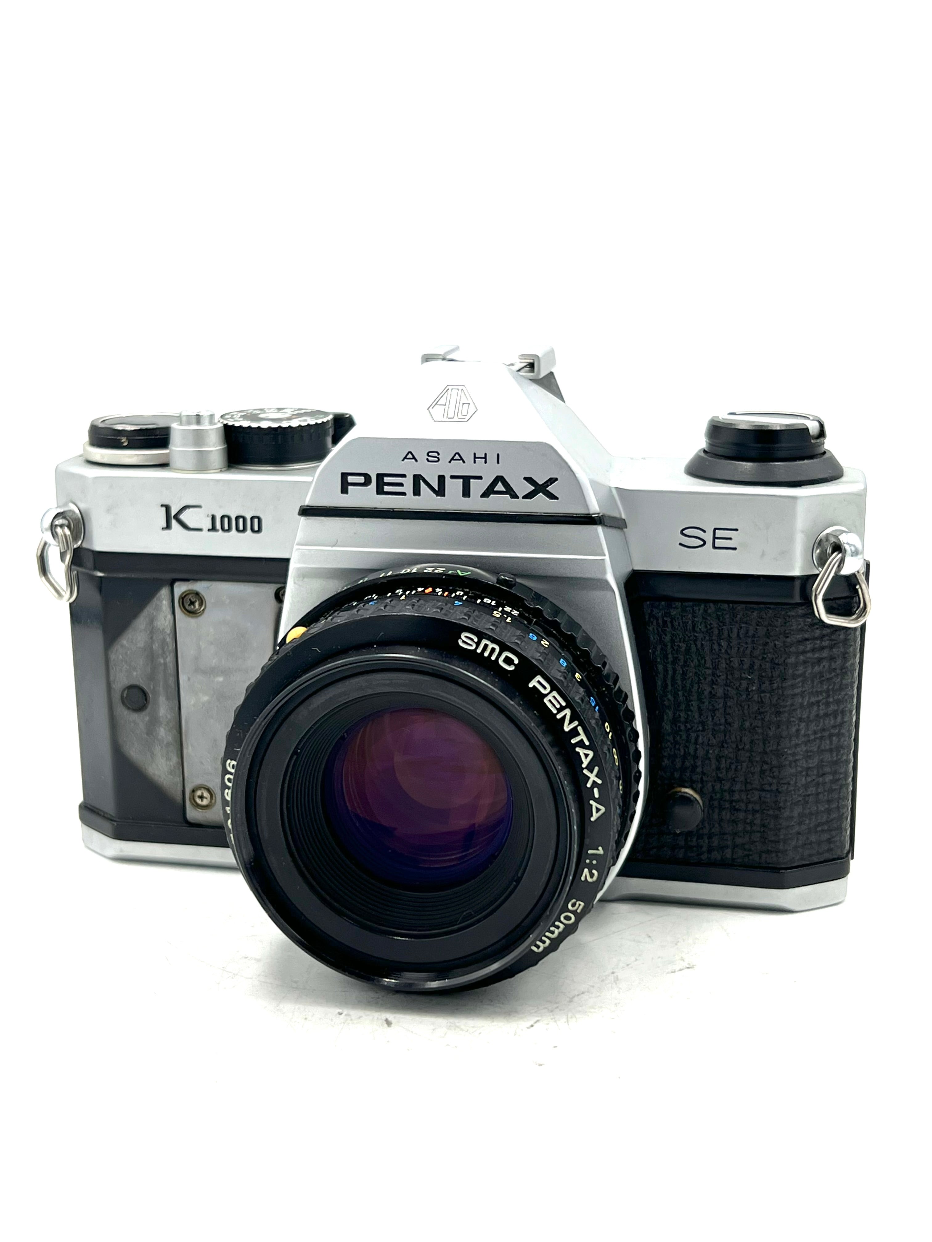 USED Pentax K1000 SE W/ 50mm F2 Lens