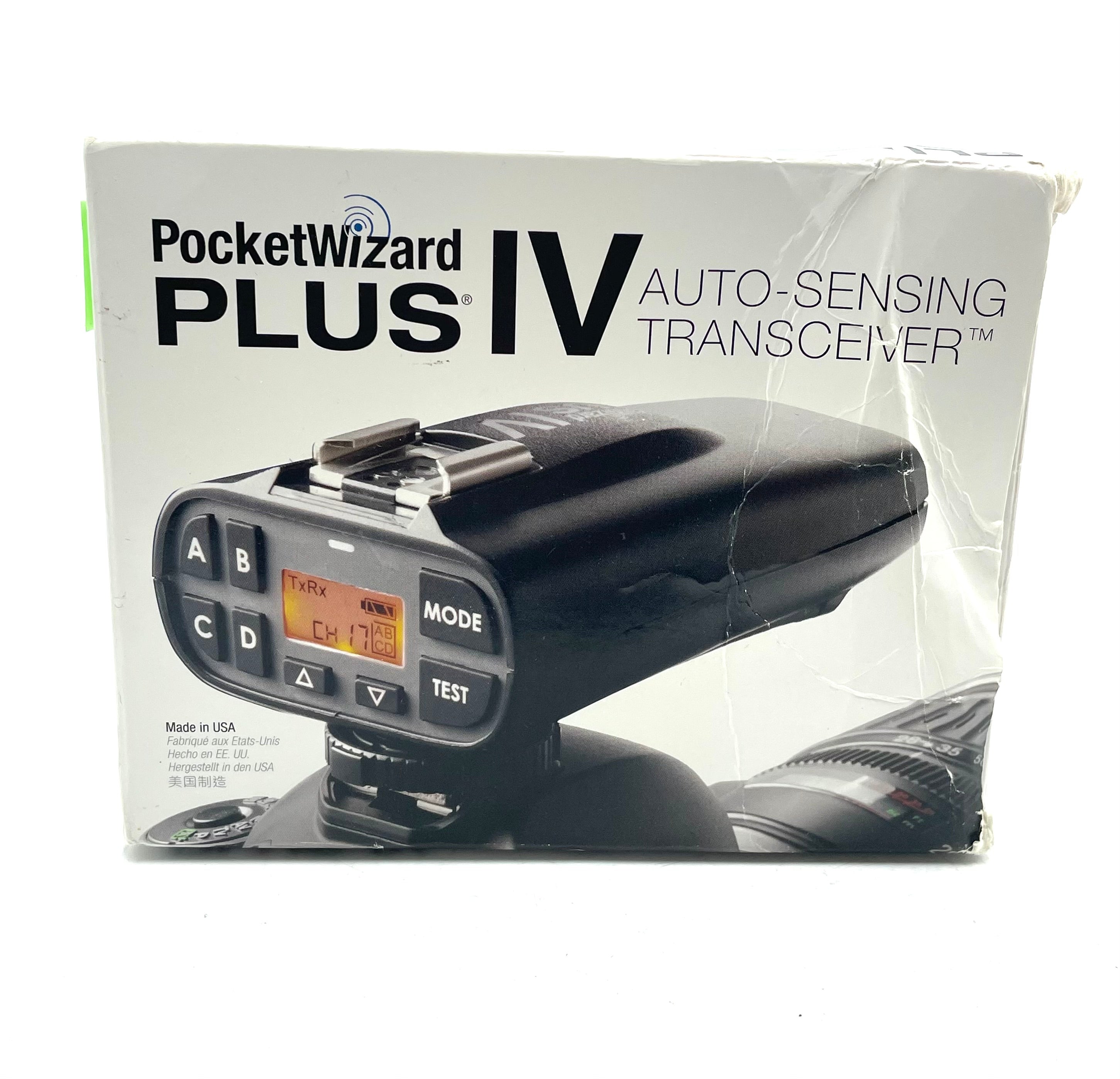 Used PocketWizard Plus IV Transceiver (Black)