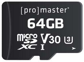 ProMaster Micro SDXC 64GB Performance 2.0