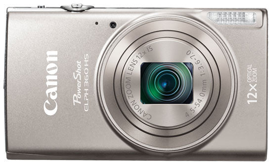 Canon PowerShot ELPH 360 HS Digital Camera (Silver)