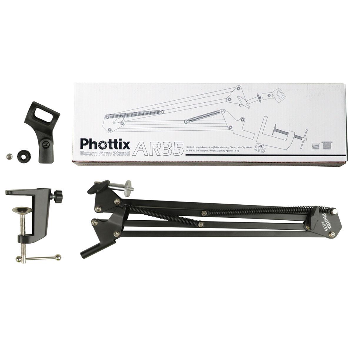 Phottix AR35 Desktop Boom Arm Stand