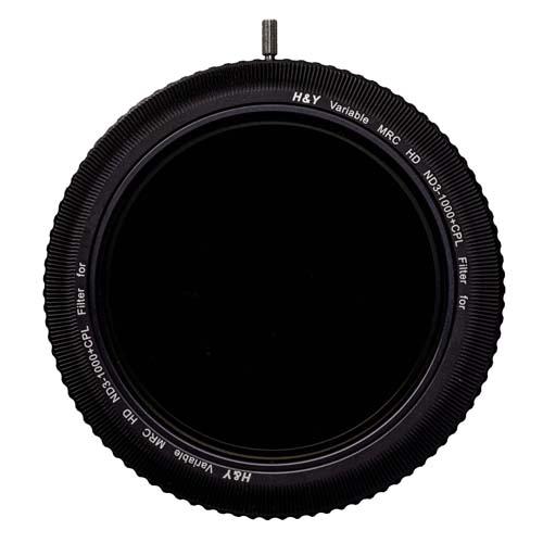 H&Y Filters RevoRing Variable ND3-ND1000 & Circular Polarizer Filter (58-77mm)