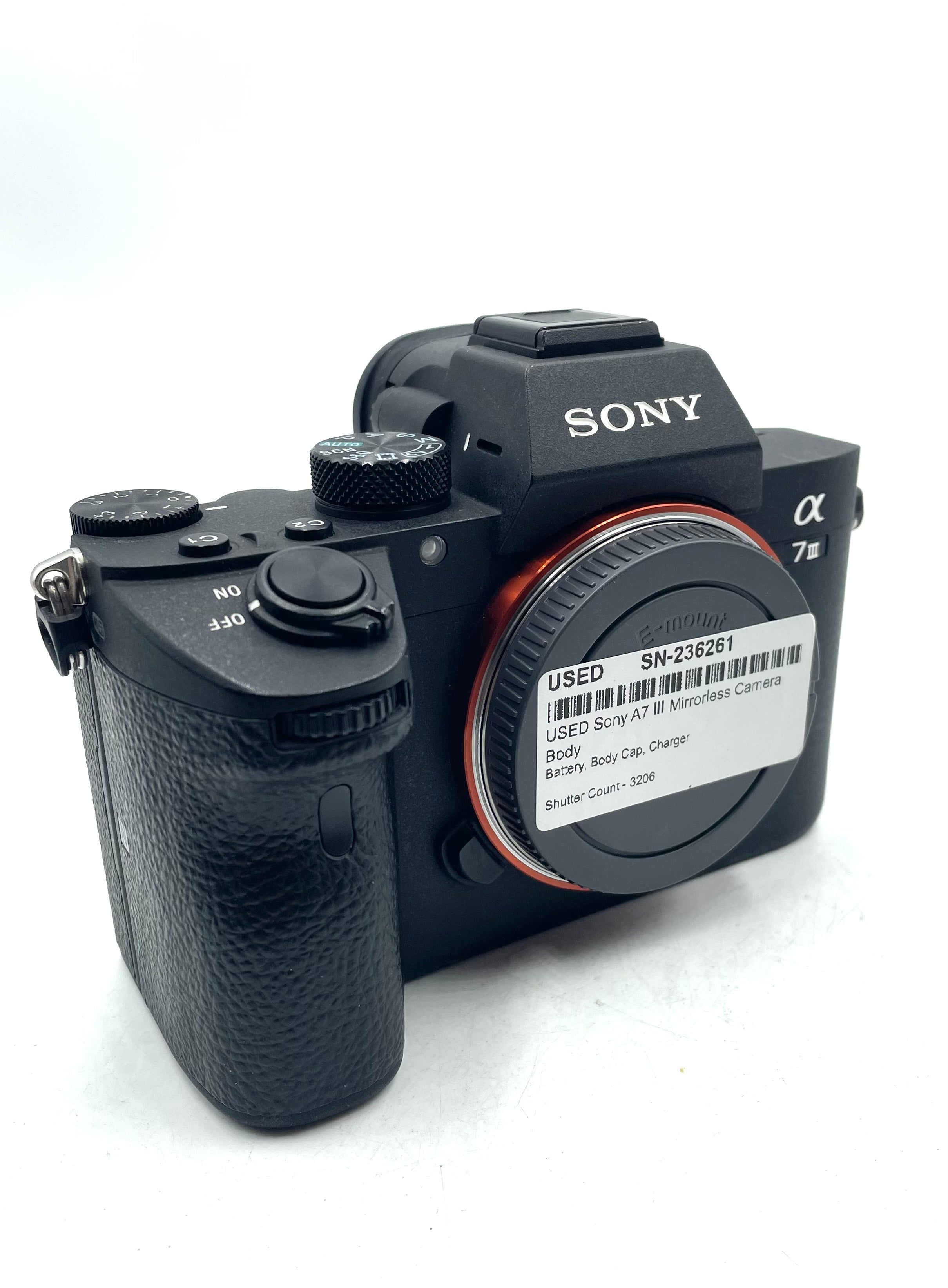 USED Sony A7 III Mirrorless Camera Body