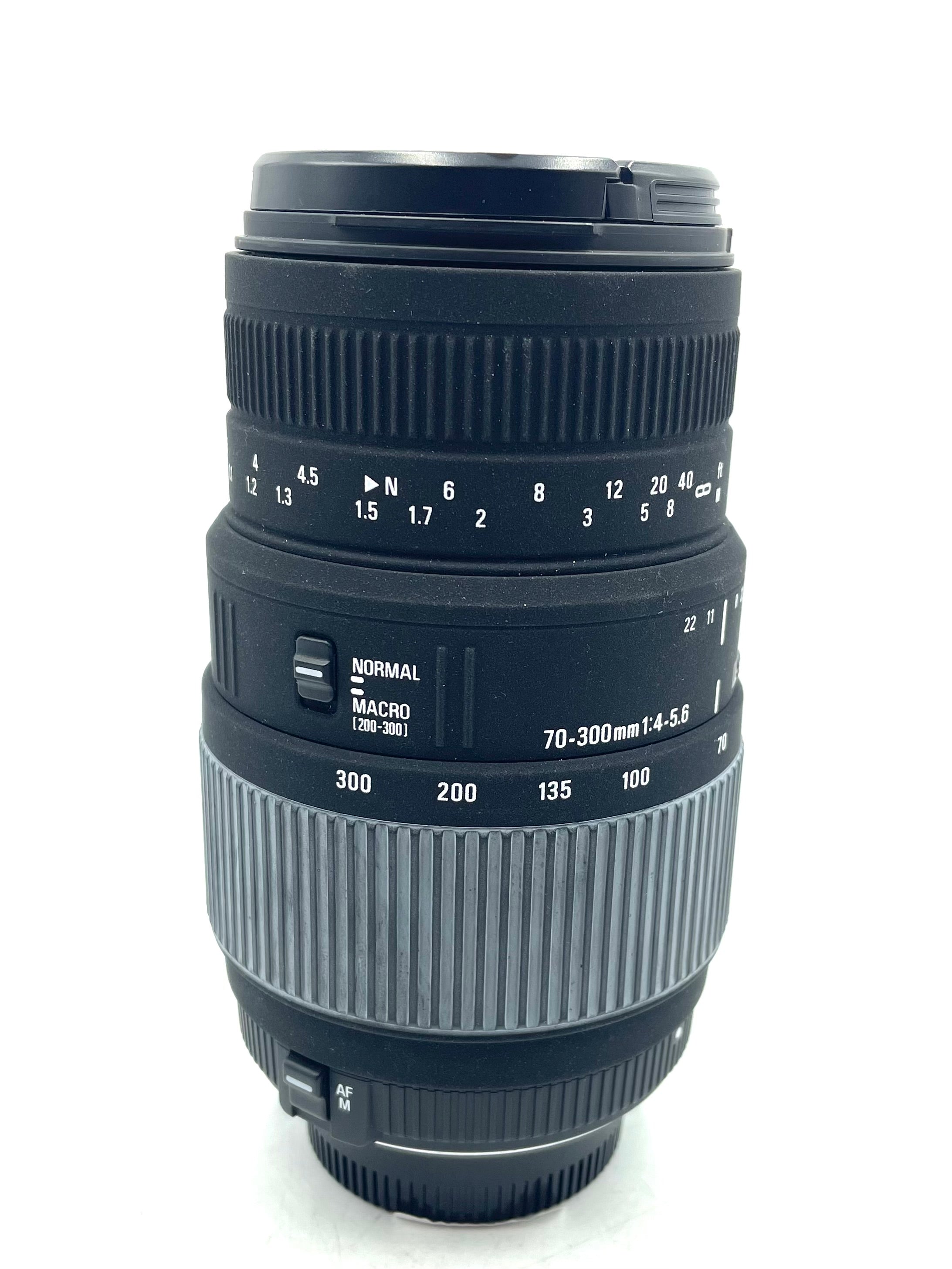 USED Sigma 70-300mm DG f/4-5.6 for Nikon F