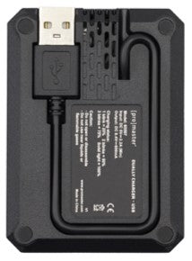 Promastrer 65597 Dually Charger - USB for OM System BLS50