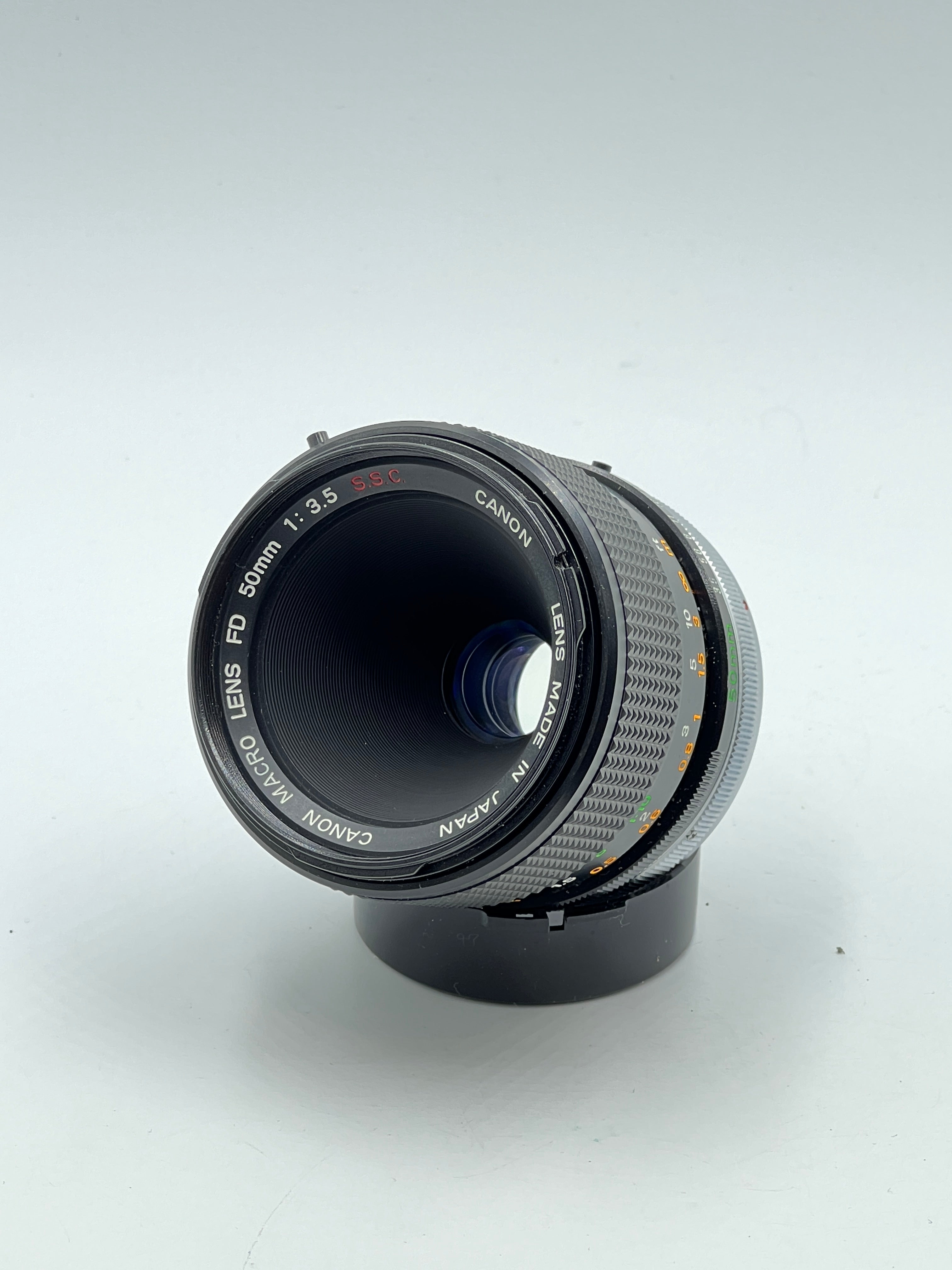 Used Canon 50mm f3.5 SSC Macro FD Lens w/FD25 Extension Tube