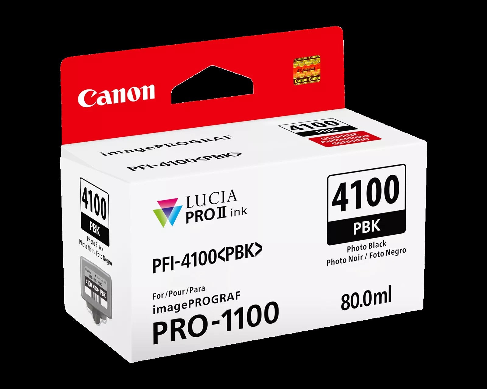 Canon PFI-4100 Photo Black Pigment Ink Tank (80mL)