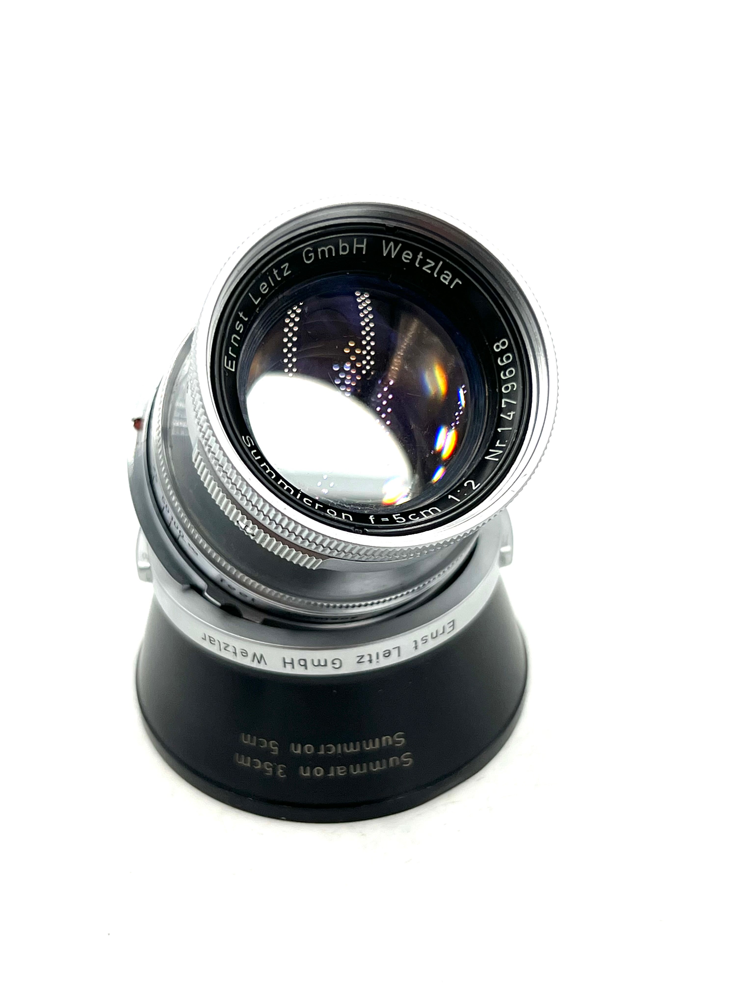 USED Leica Summicron 5CM (50mm) F2 Lens Collapsible 1957 (M Mount)