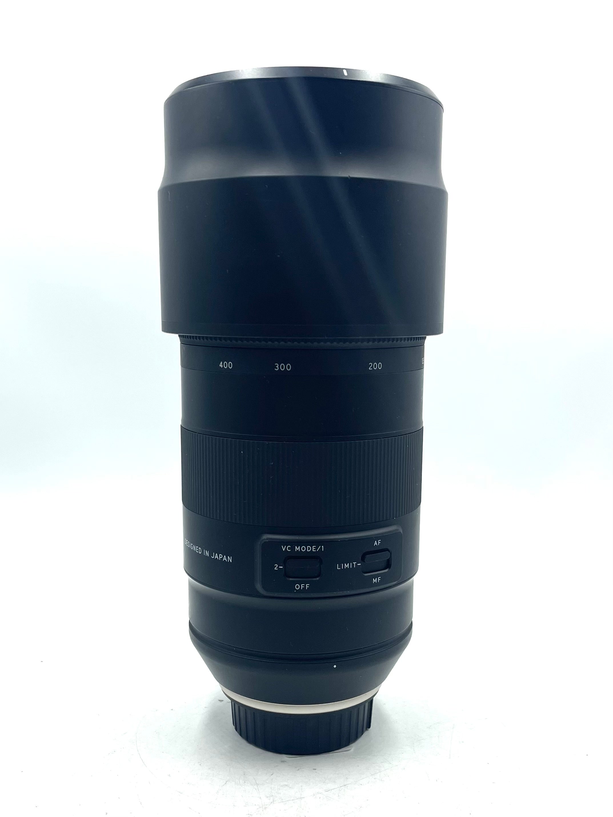 USED Tamron 100-400mm F4.5-6.3 Di VC USD For Nikon F