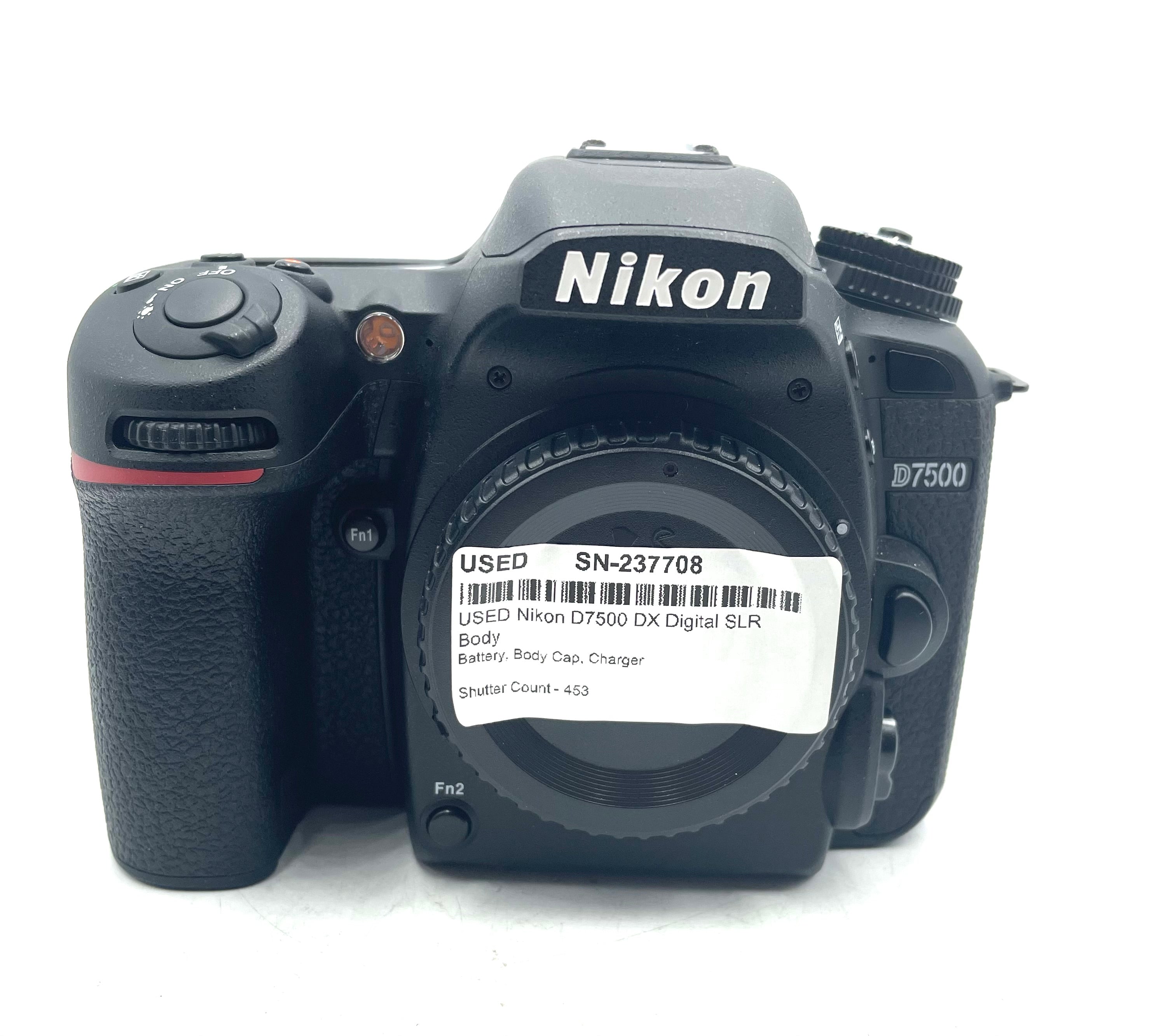 USED Nikon D7500 DX Digital SLR Body