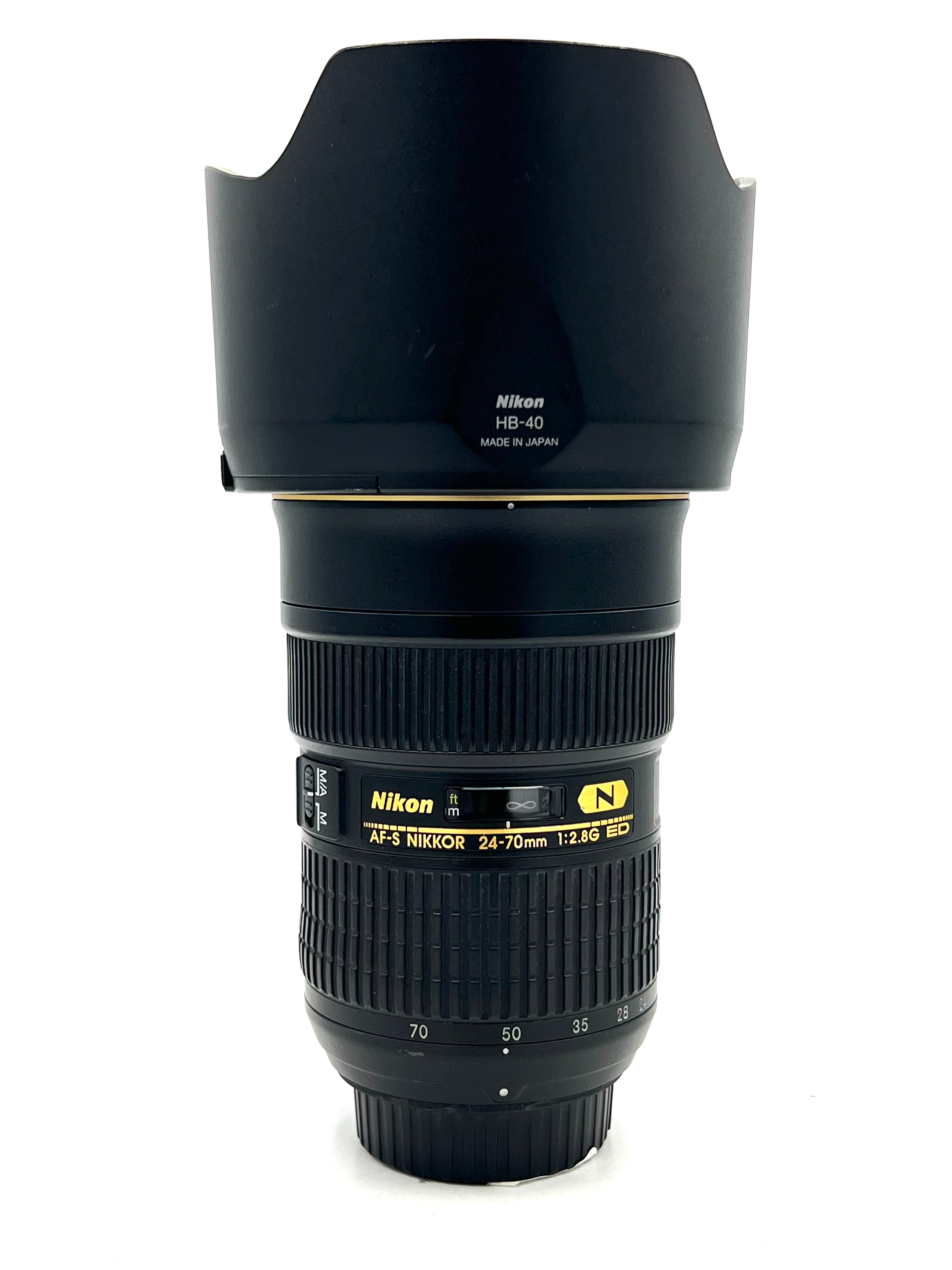 USED Nikon 24-70mm F2.8 G ED AF-S Lens