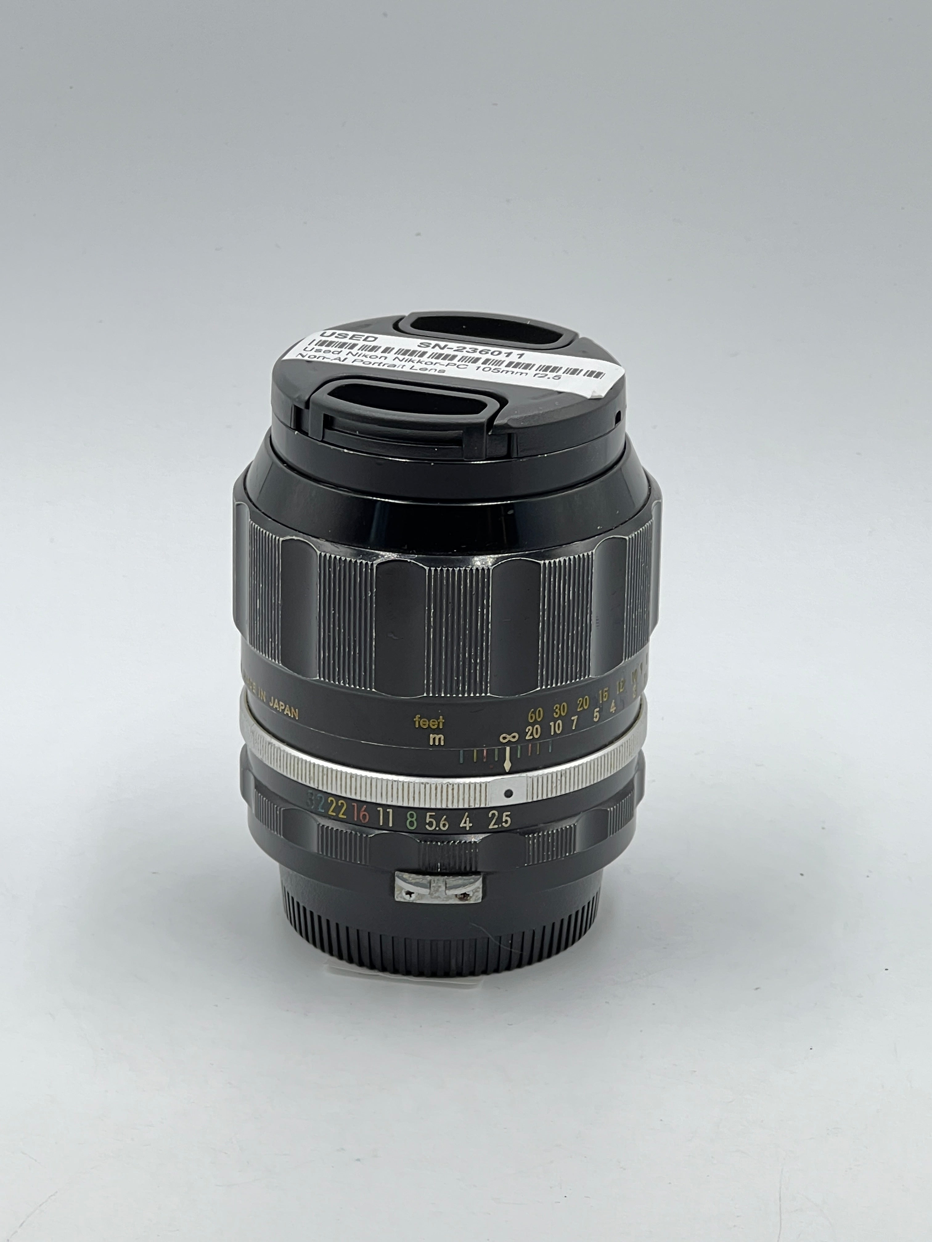 Used Nikon Nikkor-PC 105mm f2.5 Non-AI Portrait Lens