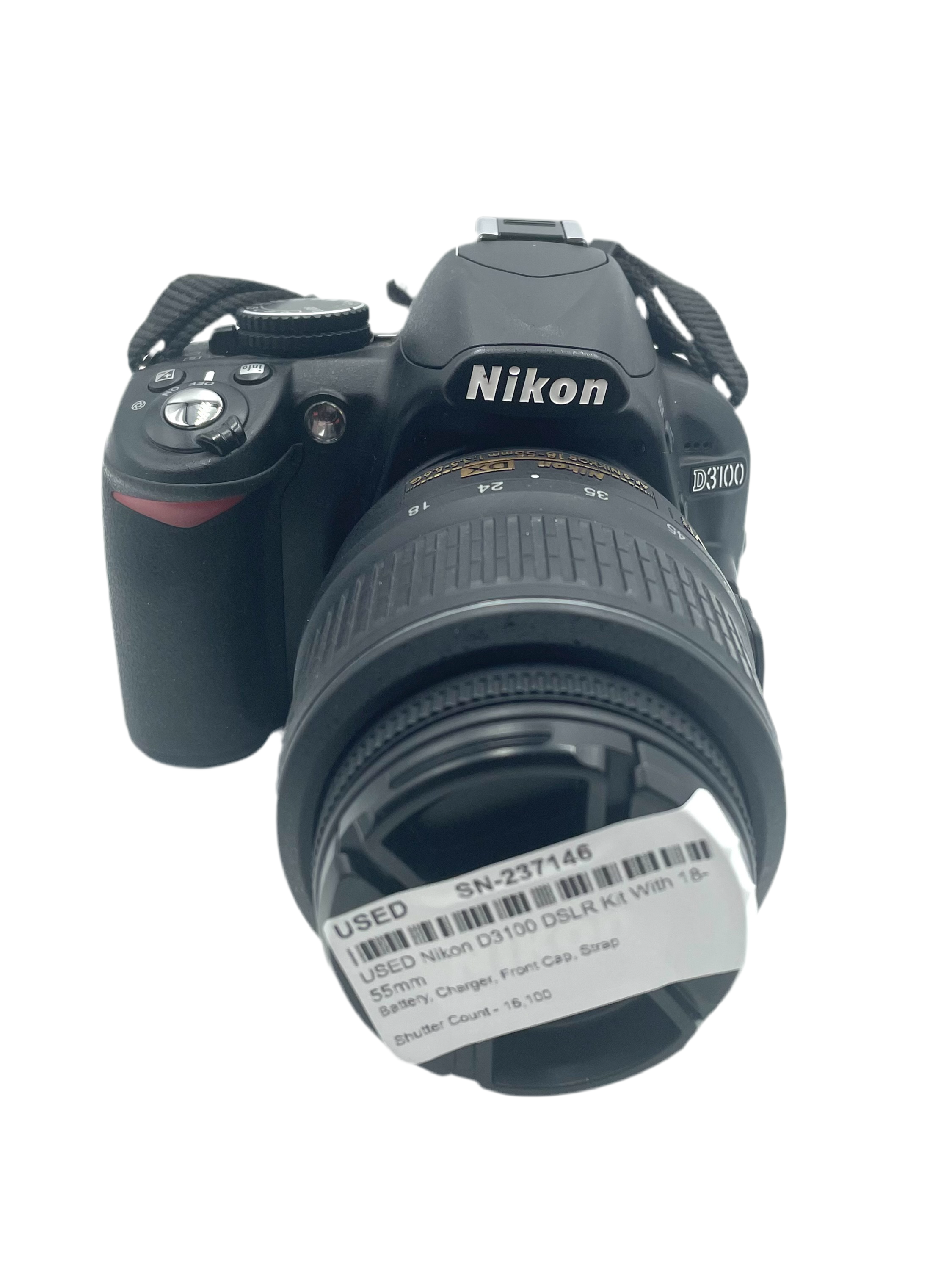 USED Nikon D3100 DSLR Kit With 18-55mm