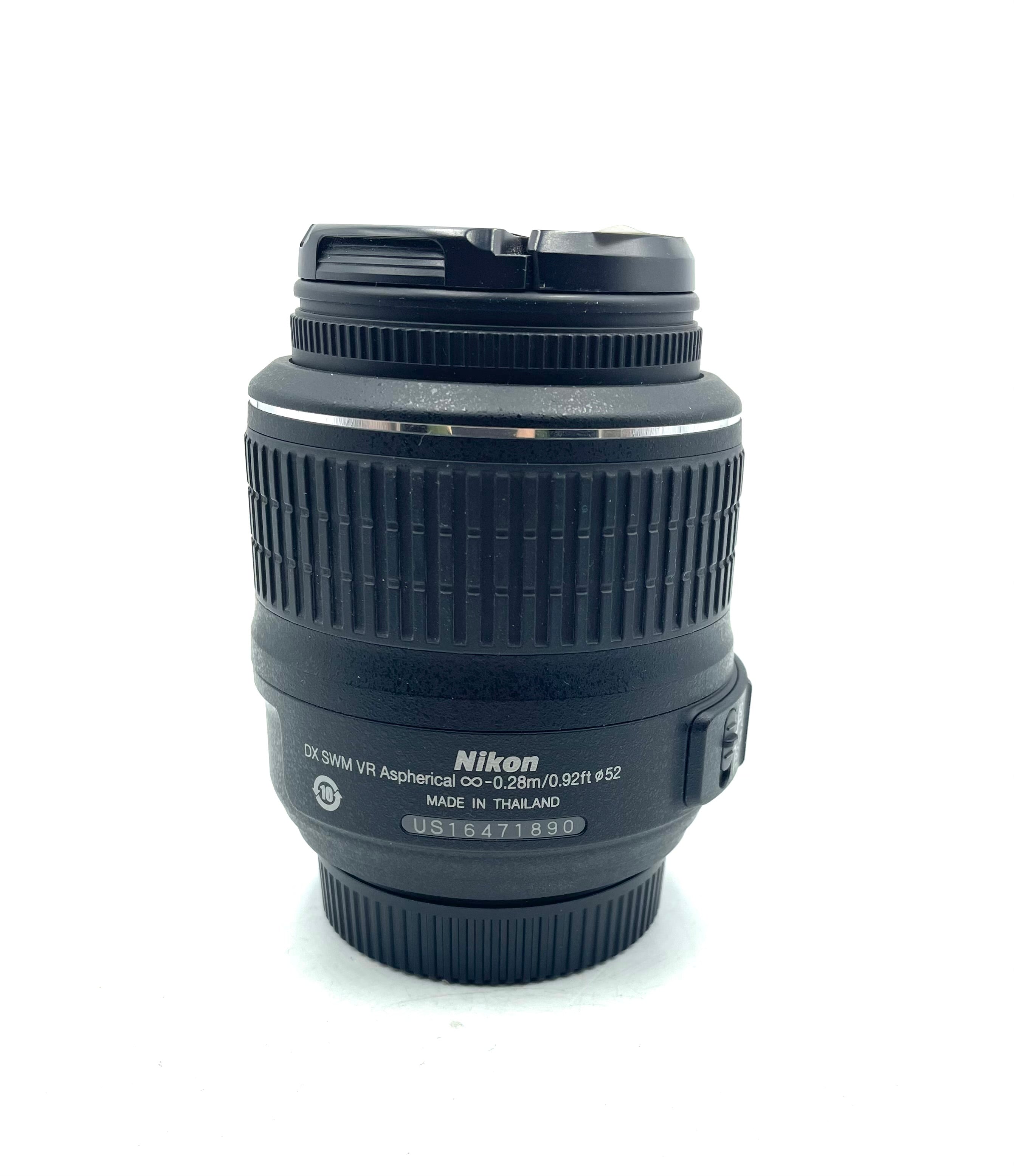 USED Nikon 18-55mm F3.5-5.6 AF-S DX VR