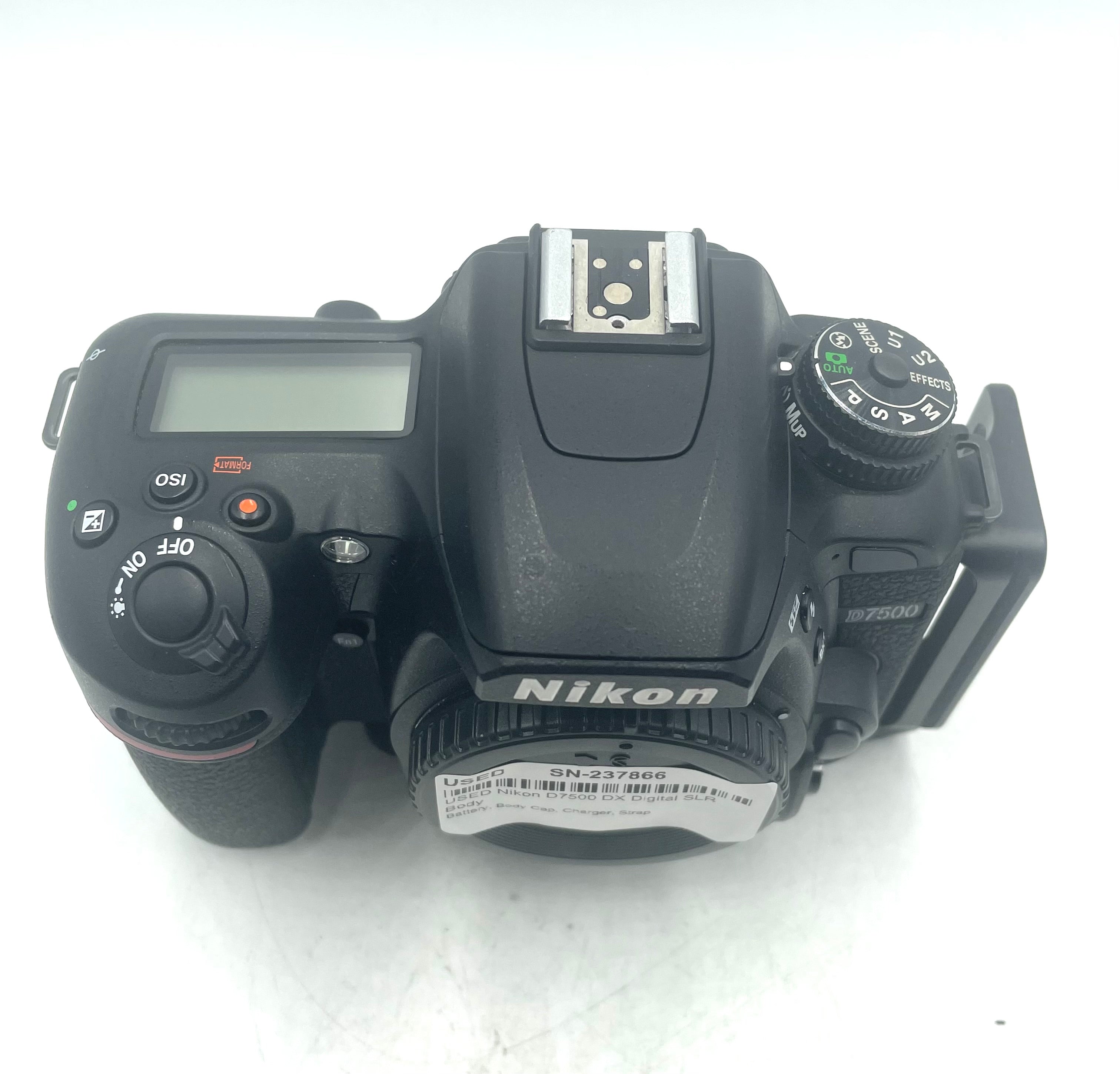 USED Nikon D7500 DX Digital SLR Body