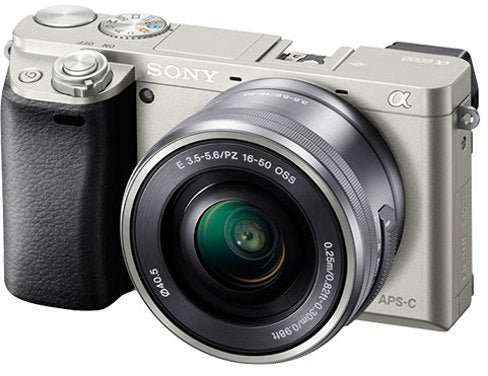 Sony Alpha a6000 Mirrorless Digital Camera w/16-50mm PZ Lens (Silver)