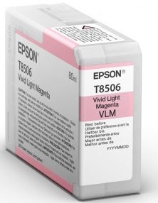 Epson T850600 UltraChrome HD Viv Lt Mag Vivid Light Magenta Ink Cartridge (80 ml)