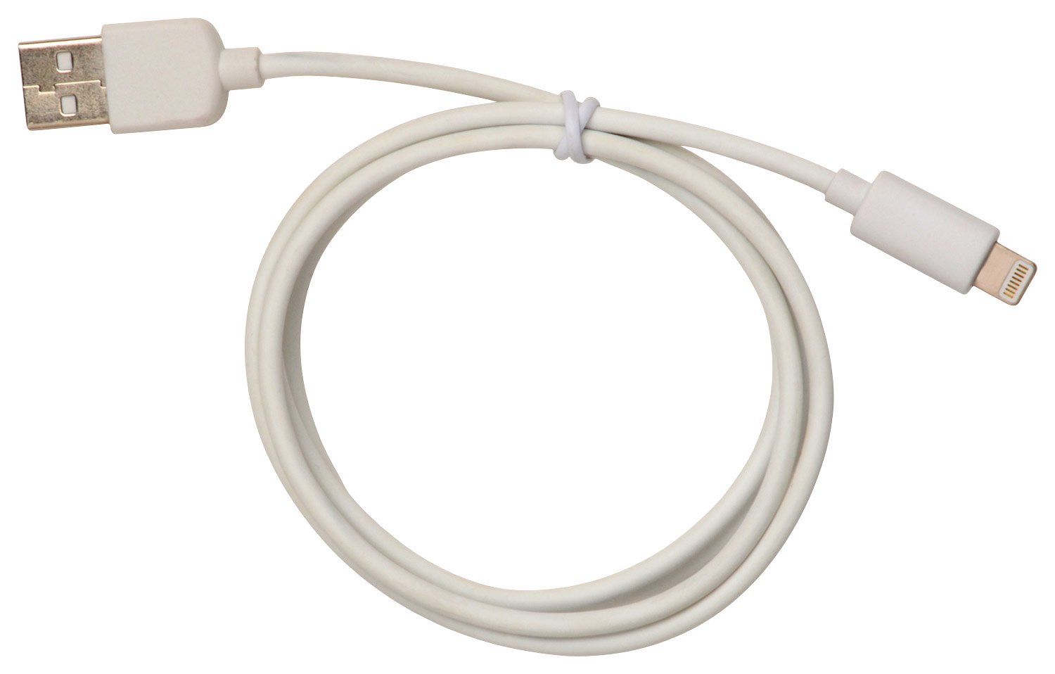 Digital Treasures 3' MFI Certified Data Cable for Apple - White