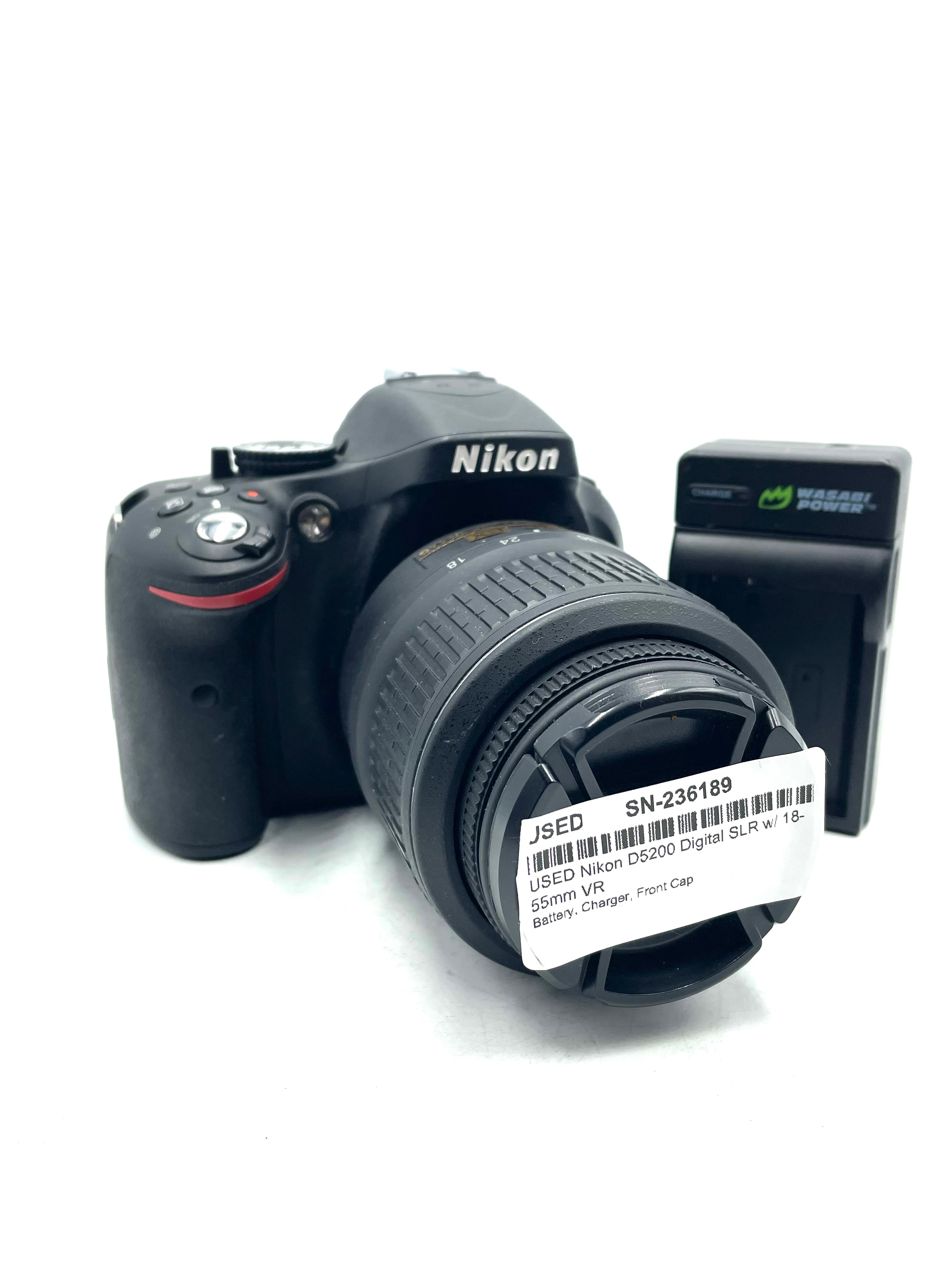 USED Nikon D5200 Digital SLR w/ 18-55mm VR