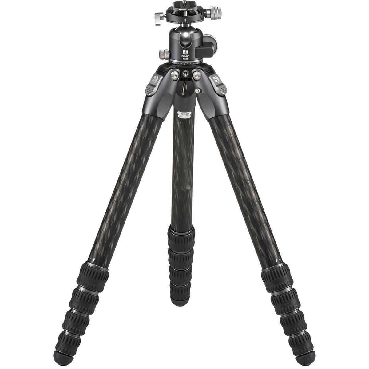 Benro TTOR35CGX35 Tortoise Columnless Carbon Fiber Three Series Tripod with GX35 Ball Head