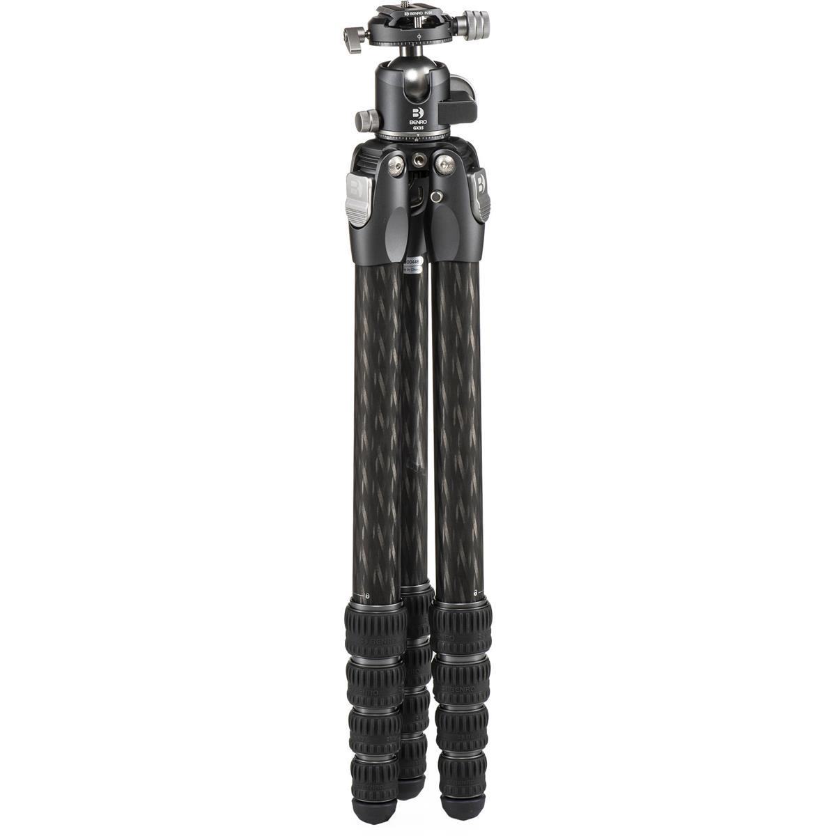 Benro TTOR35CGX35 Tortoise Columnless Carbon Fiber Three Series Tripod with GX35 Ball Head