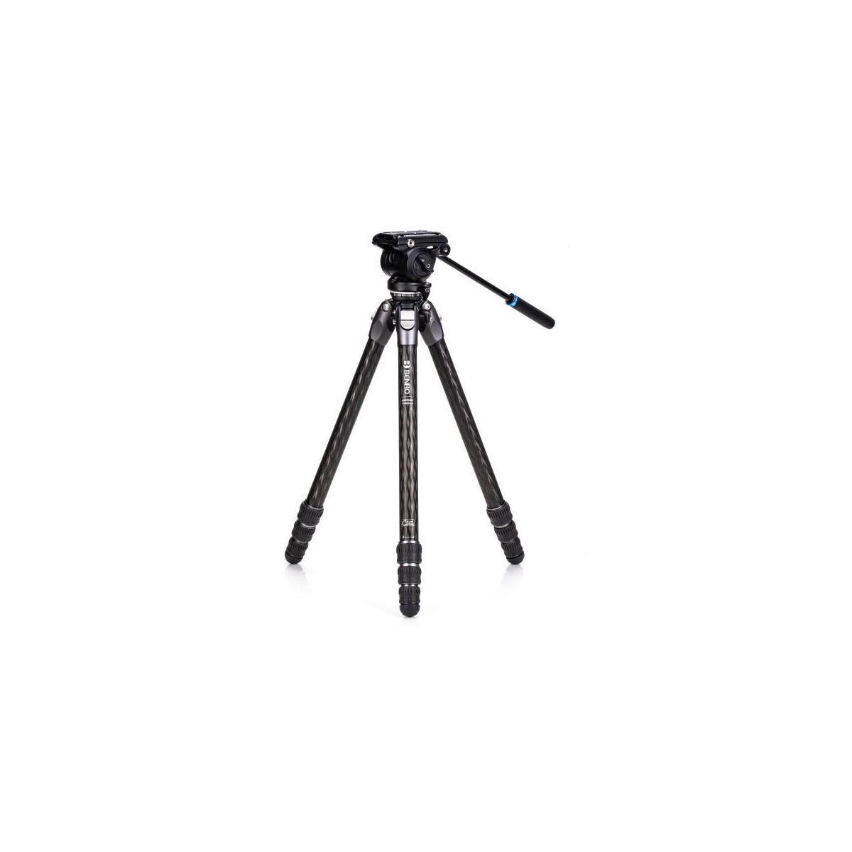 Benro TTOR34CLVS4PRO Tortoise Carbon Fiber 3 Series Tripod System with S4Pro Video Head