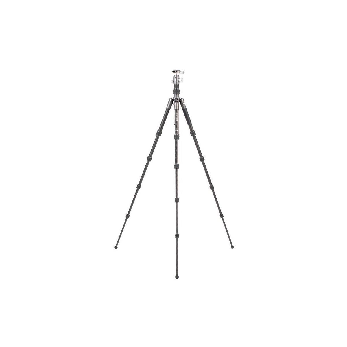 Benro FBAT15CVX20 Bat #1 Series Carbon Fiber Travel Tripod with VX20 Ball Head (65.2")