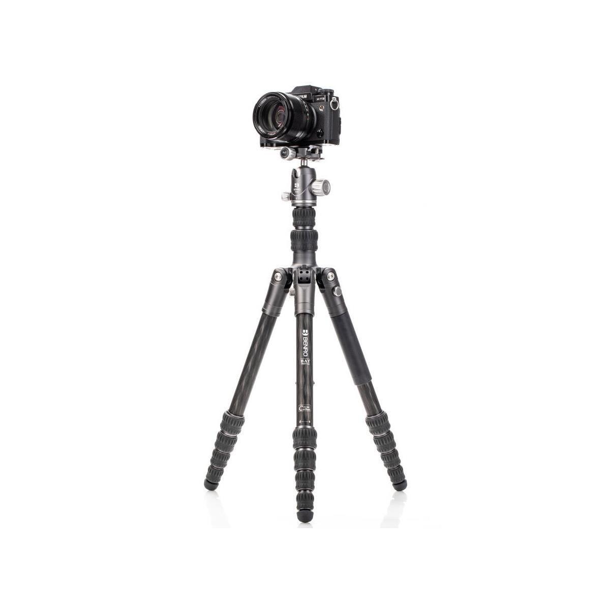 Benro FBAT15CVX20 Bat #1 Series Carbon Fiber Travel Tripod with VX20 Ball Head (65.2")