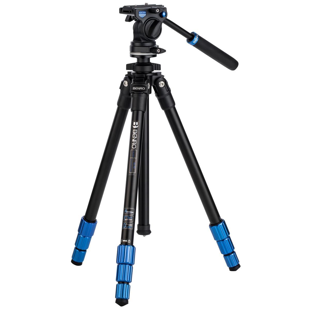 Benro TSL08AS2CSHG SLIM Tripod Kit w/ S2 Video Head