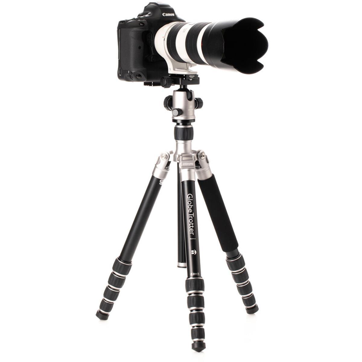 Benro MeFoto GlobeTrotter Aluminum Travel Tripod Kit (Titanium)