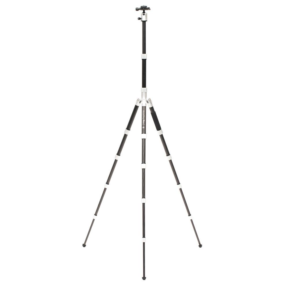 Benro MeFOTO RoadTrip Pro Carbon Fiber Series 1 Travel Tripod with Ball Head and Monopod (Silver)