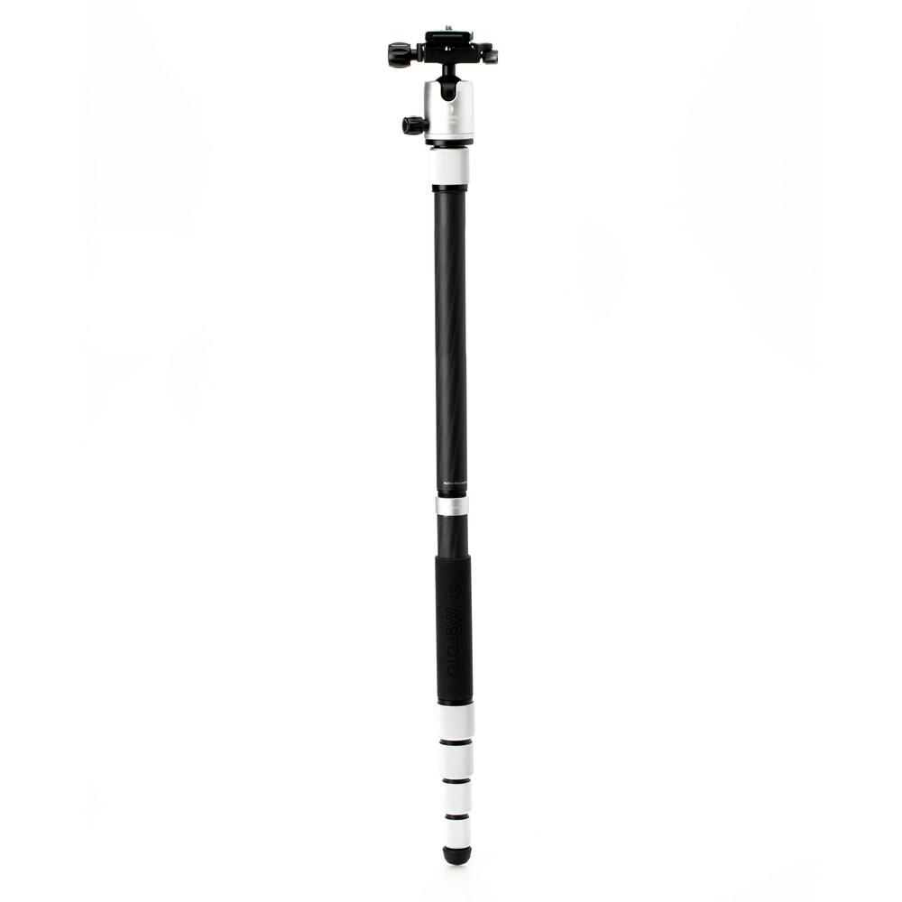 Benro MeFOTO RoadTrip Pro Carbon Fiber Series 1 Travel Tripod with Ball Head and Monopod (Silver)