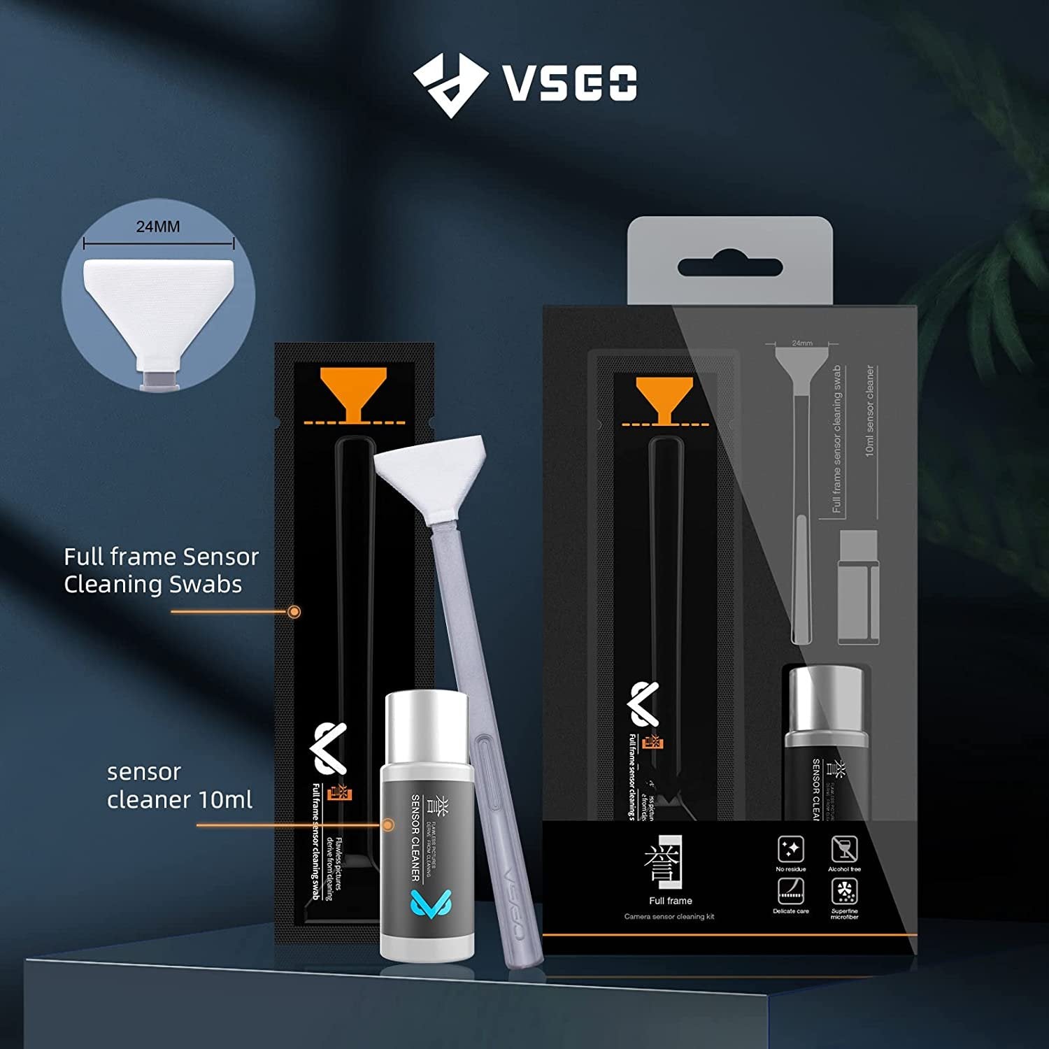 VSGO Sensor Cleaning Kit for Full-Frame Cameras