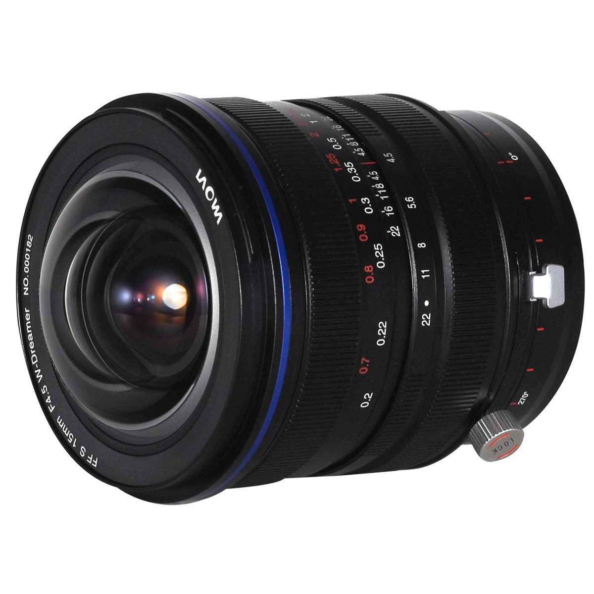 Venus Optics Laowa 15mm f/4.5 Zero-D Shift Lens for Sony E