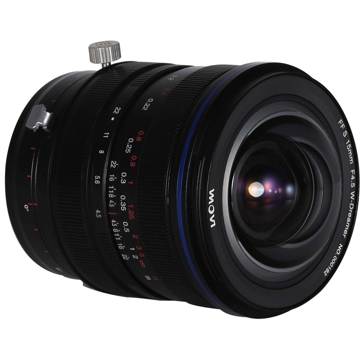 Venus Optics Laowa 15mm f/4.5 Zero-D Shift Lens for Sony E