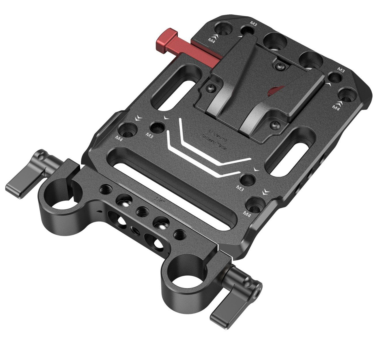 SmallRig V-Lock Battery Plate with 15mm LWS Rod Clamp